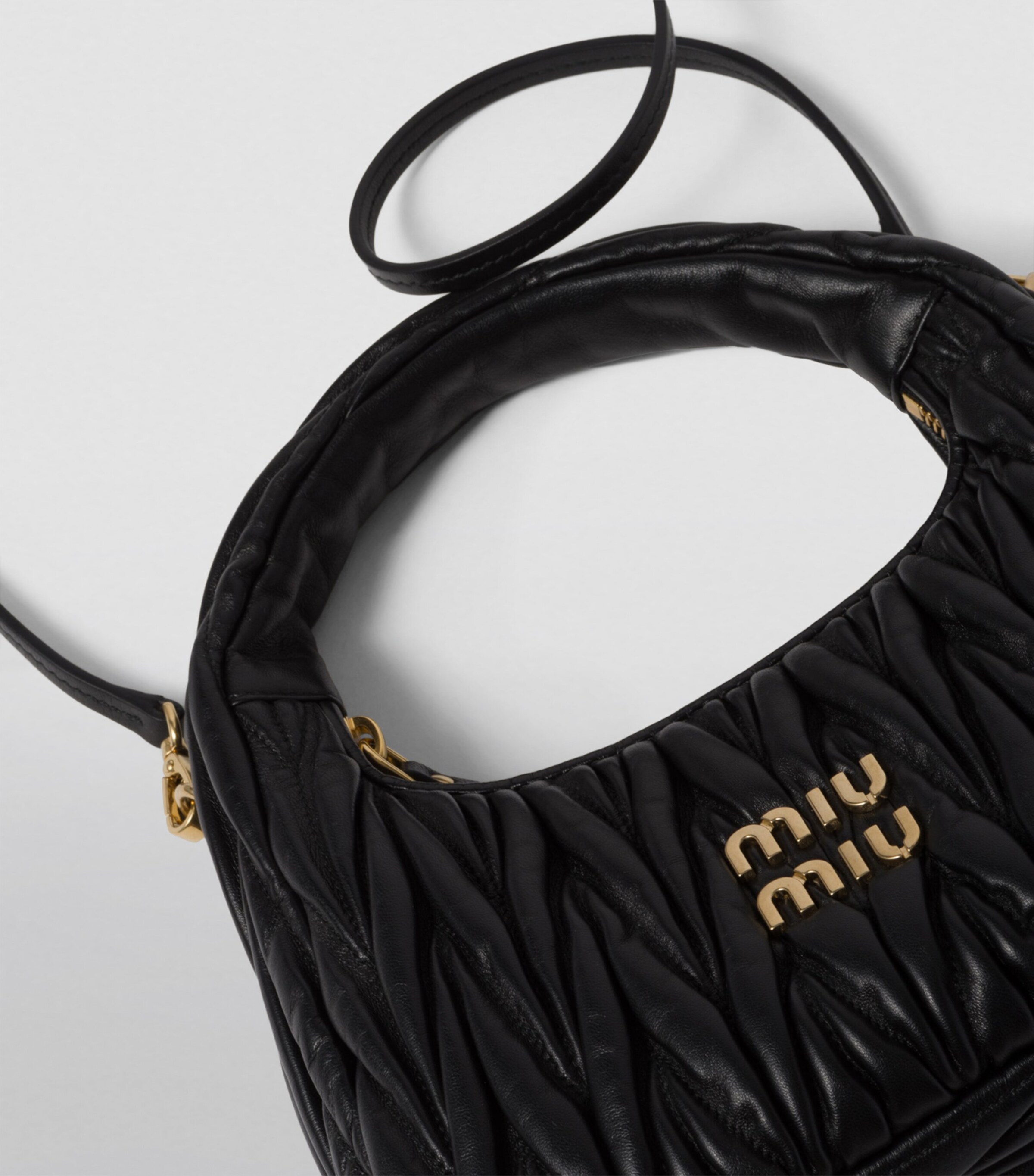 Medium Matelassé Leather Wander Top-Handle Bag F0002 Image 5