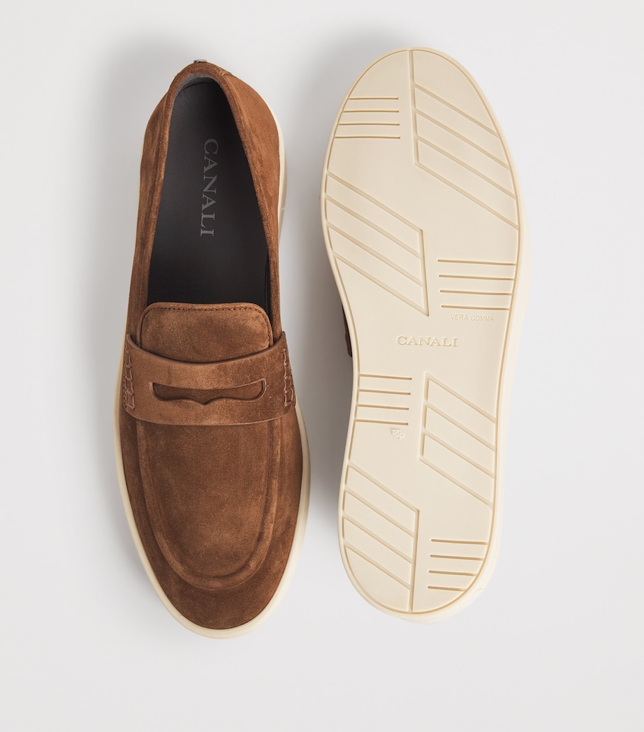 Suede Penny Loafers 530 Image 7