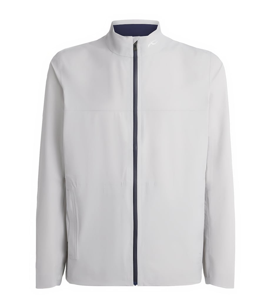 KJUS Mens Rain Rescue 2.0 Jacket Alloy/atlanta Blue Image 1