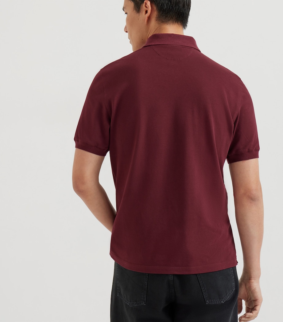 Cotton Logo Polo Shirt COA16 Image 4