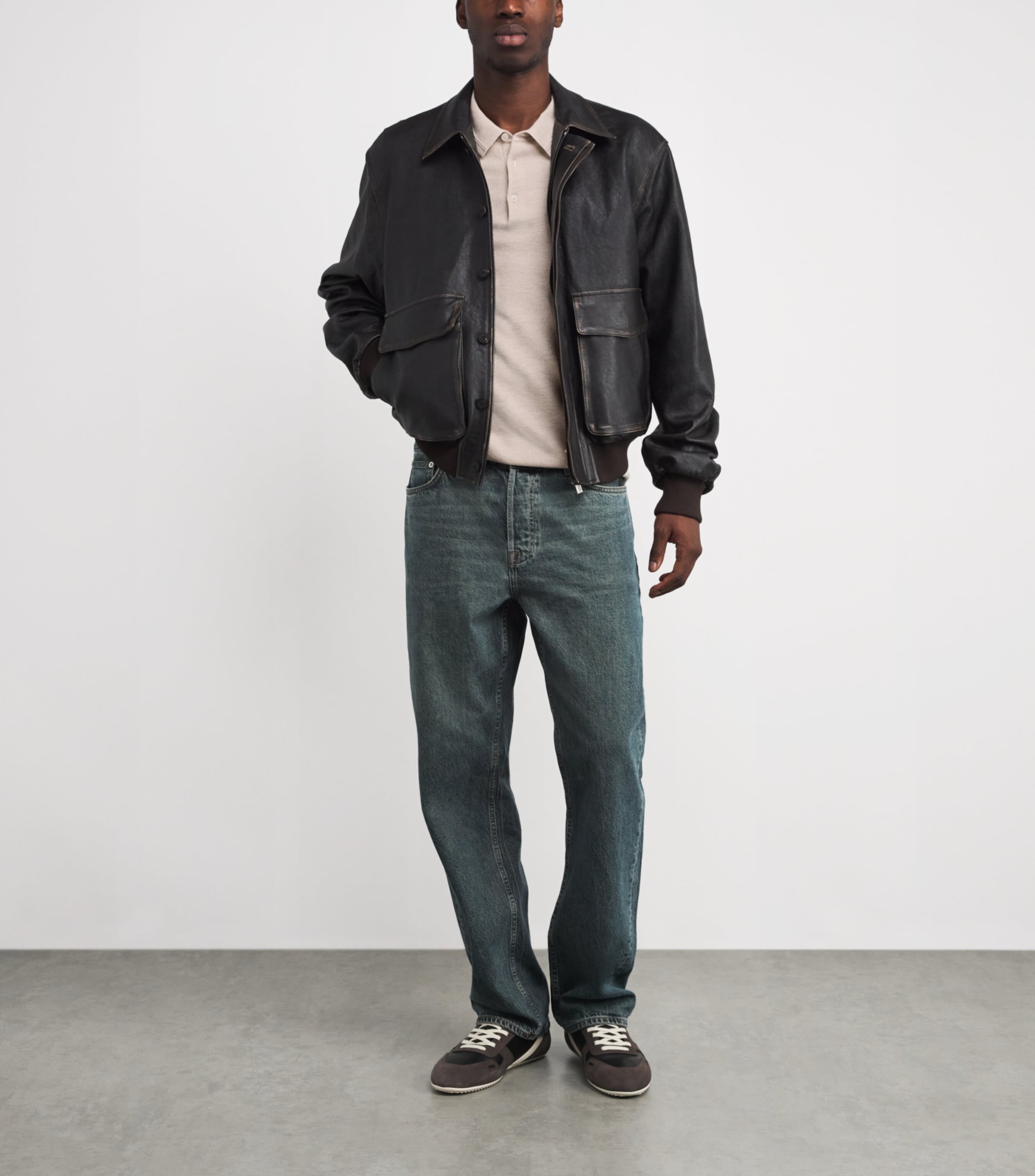 Cotton-Blend Elwynn Polo Shirt CANVAS Image 2