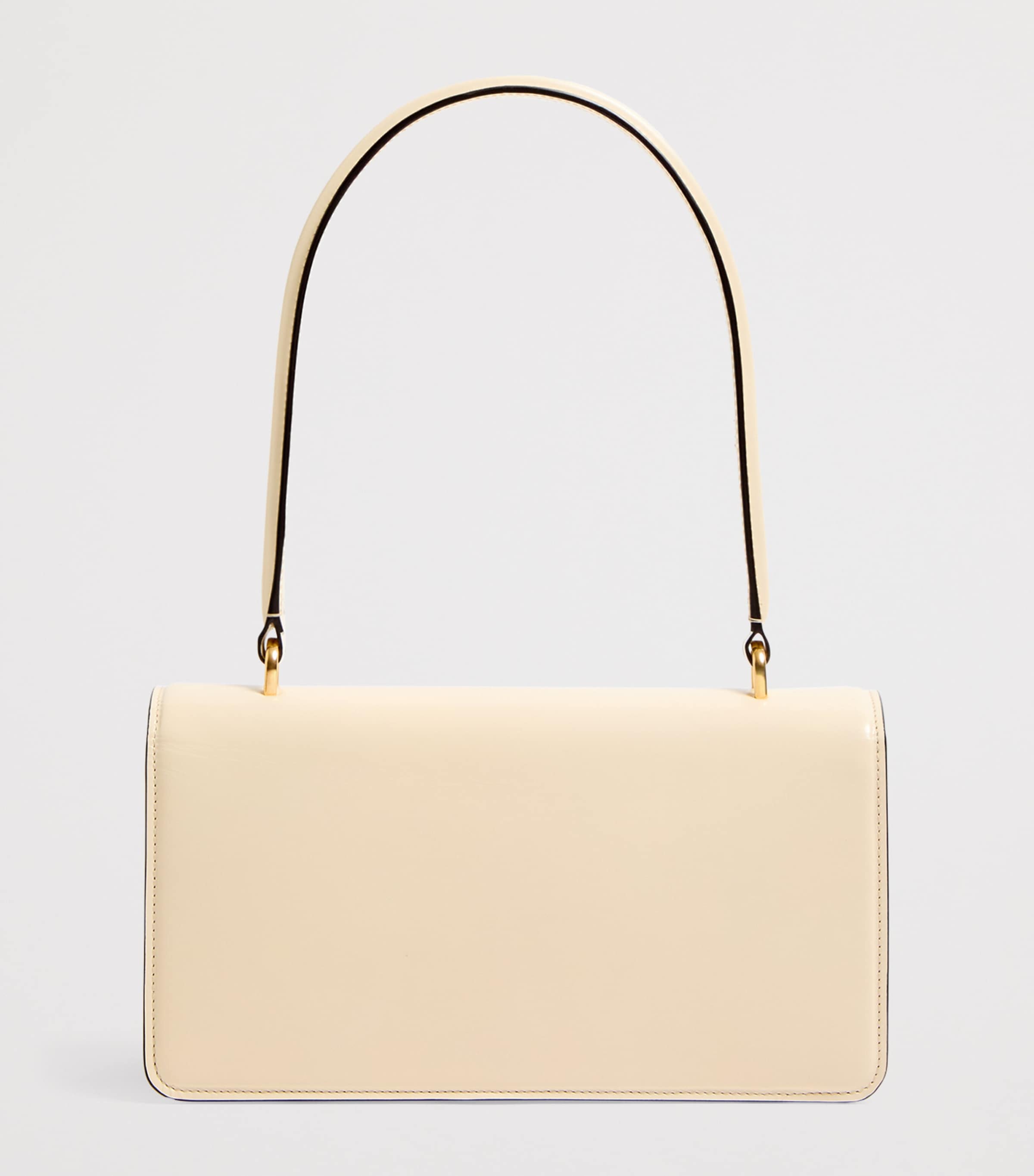 Valentino Garavani Leather Vain Top-Handle Bag | Harrods UK