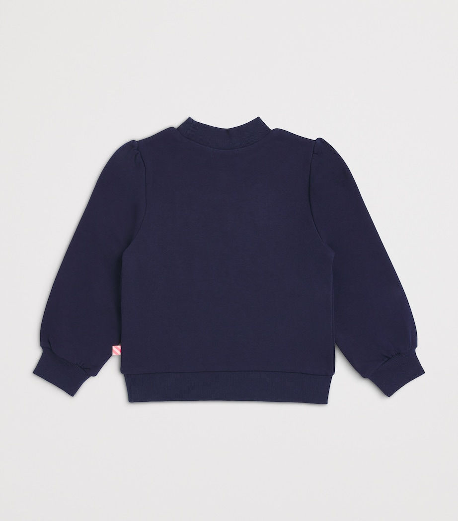 Billieblush Cotton Cool Sweatshirt (2-12 Years) Navy Image 2