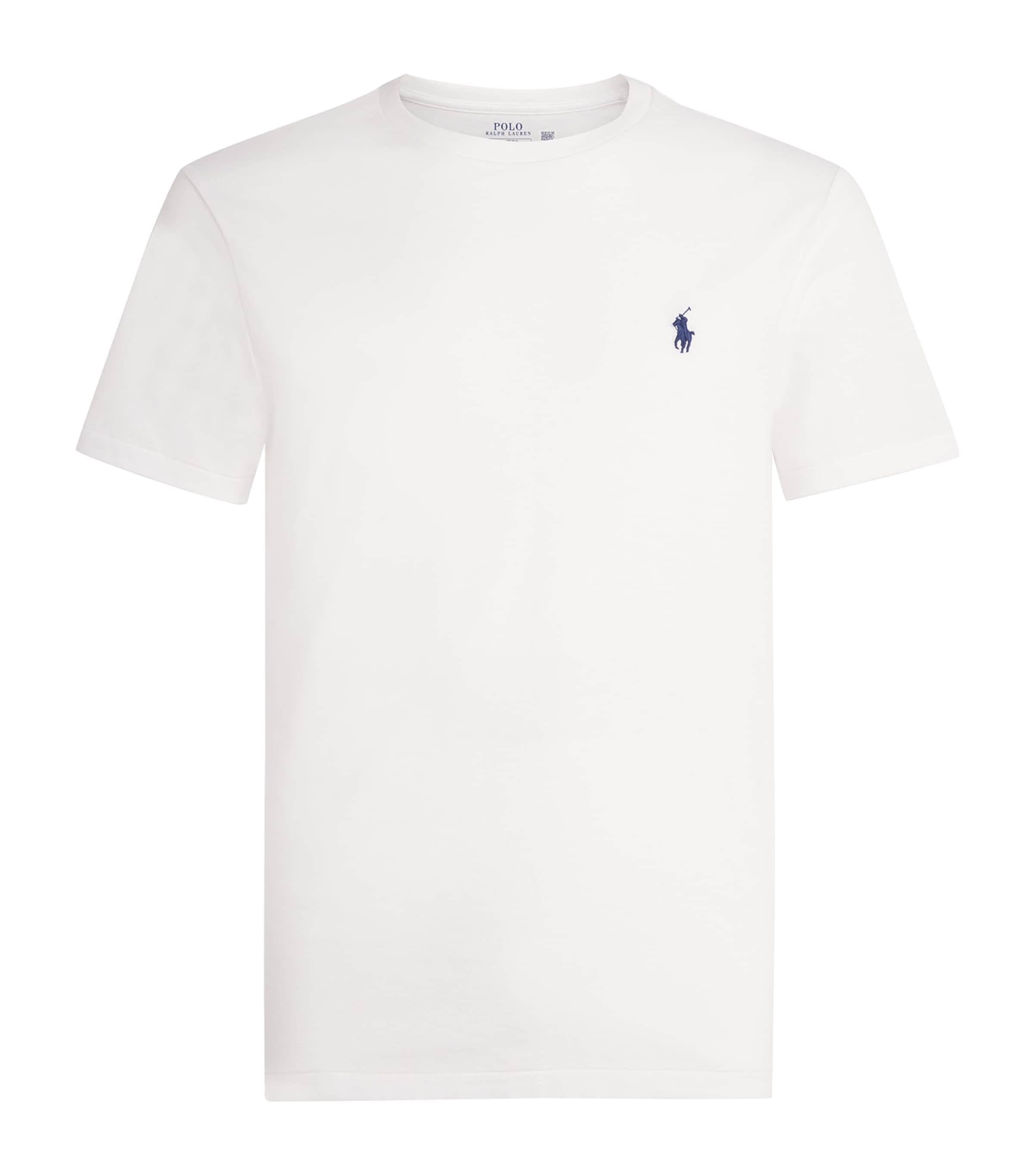 Polo Ralph Lauren Mens Cotton Logo T-Shirt White Image 1