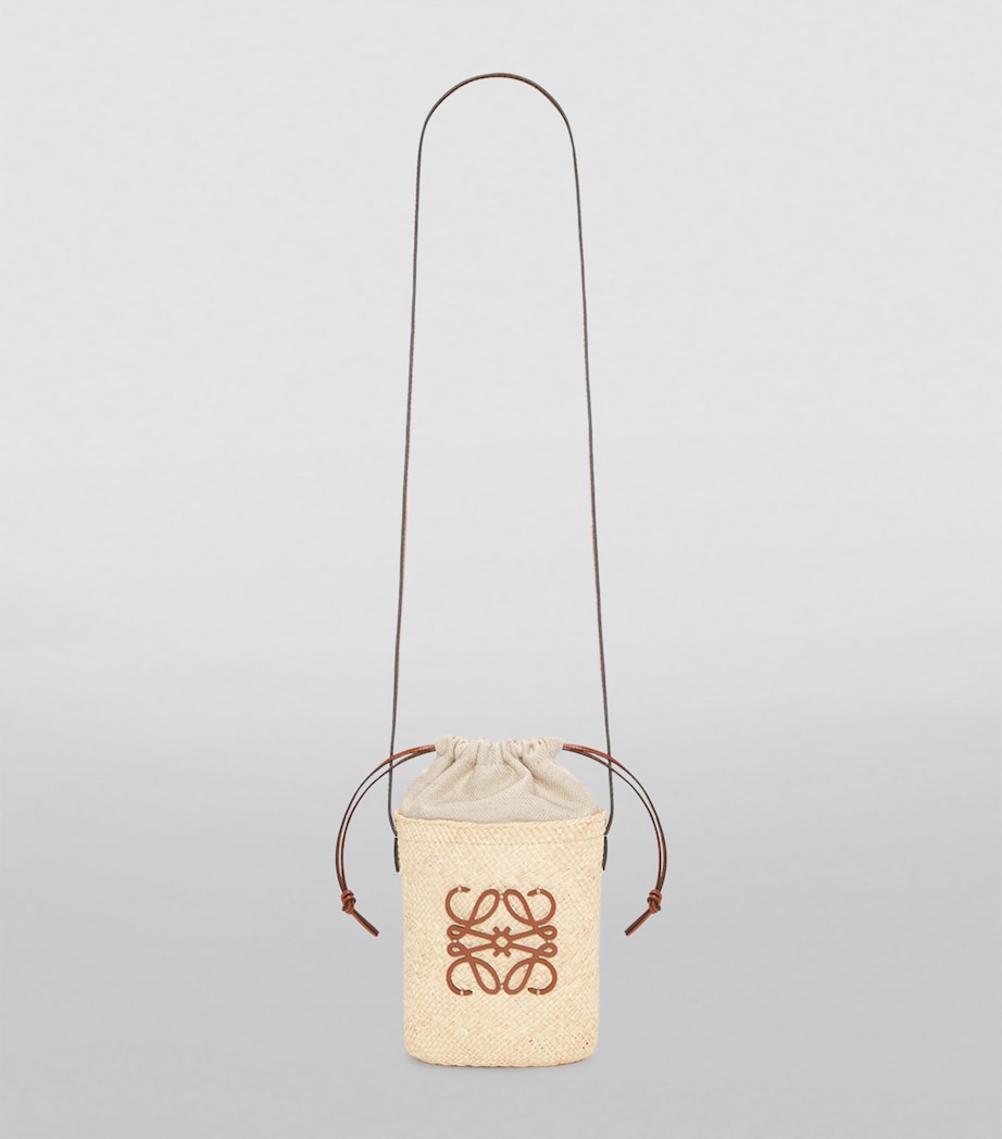 x Paula’s Ibiza Straw Bucket Bag NATURAL/TAN Image 4