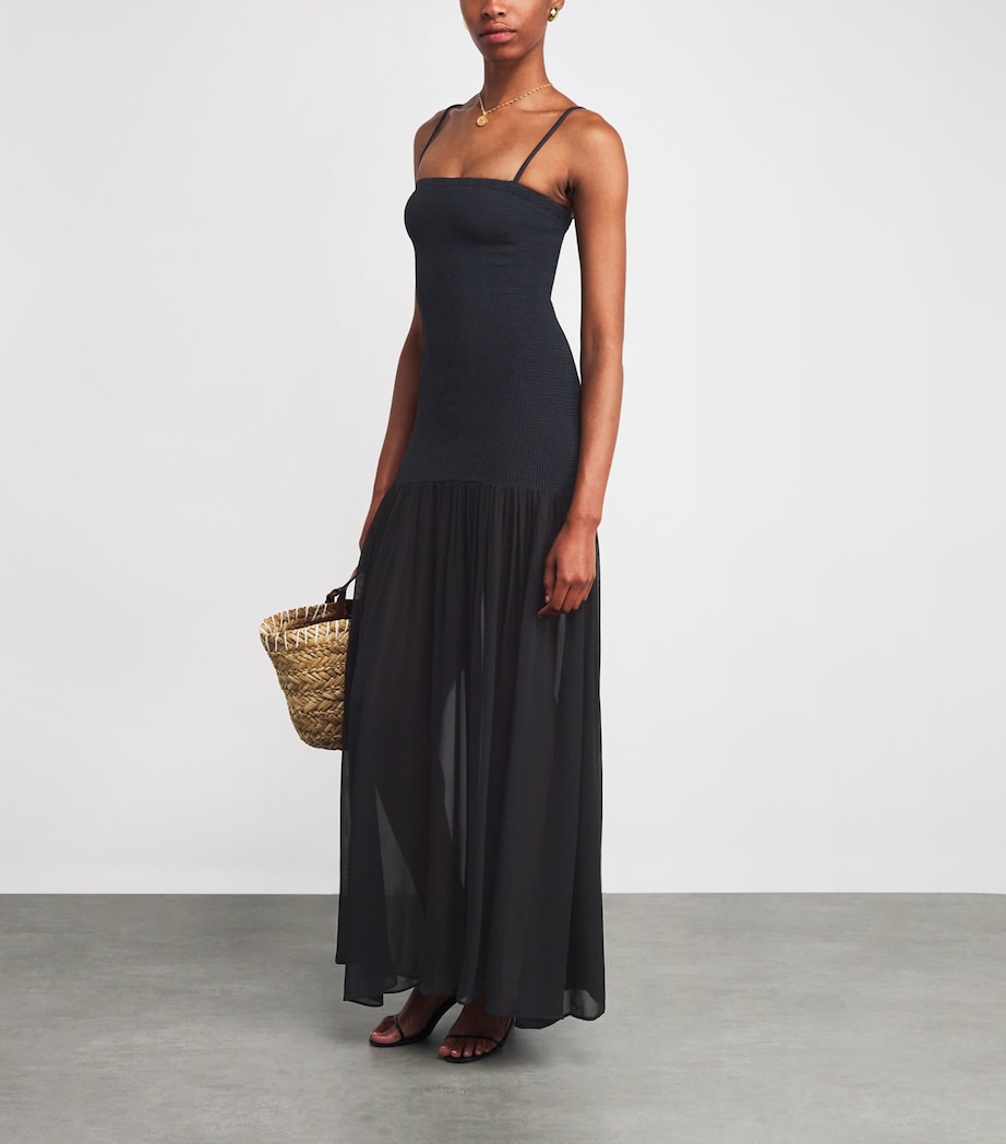Hybrid Maxi Dress BLACK Image 2