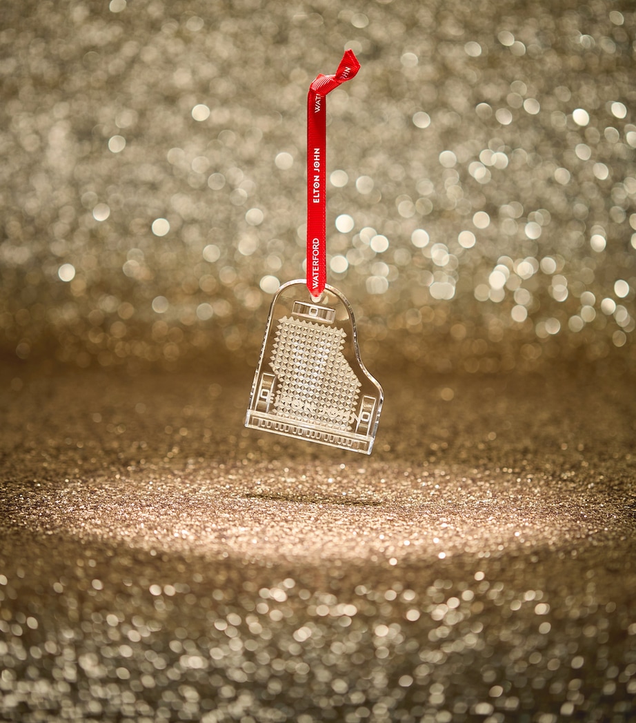 Elton John Piano Ornament CLEAR Image 2