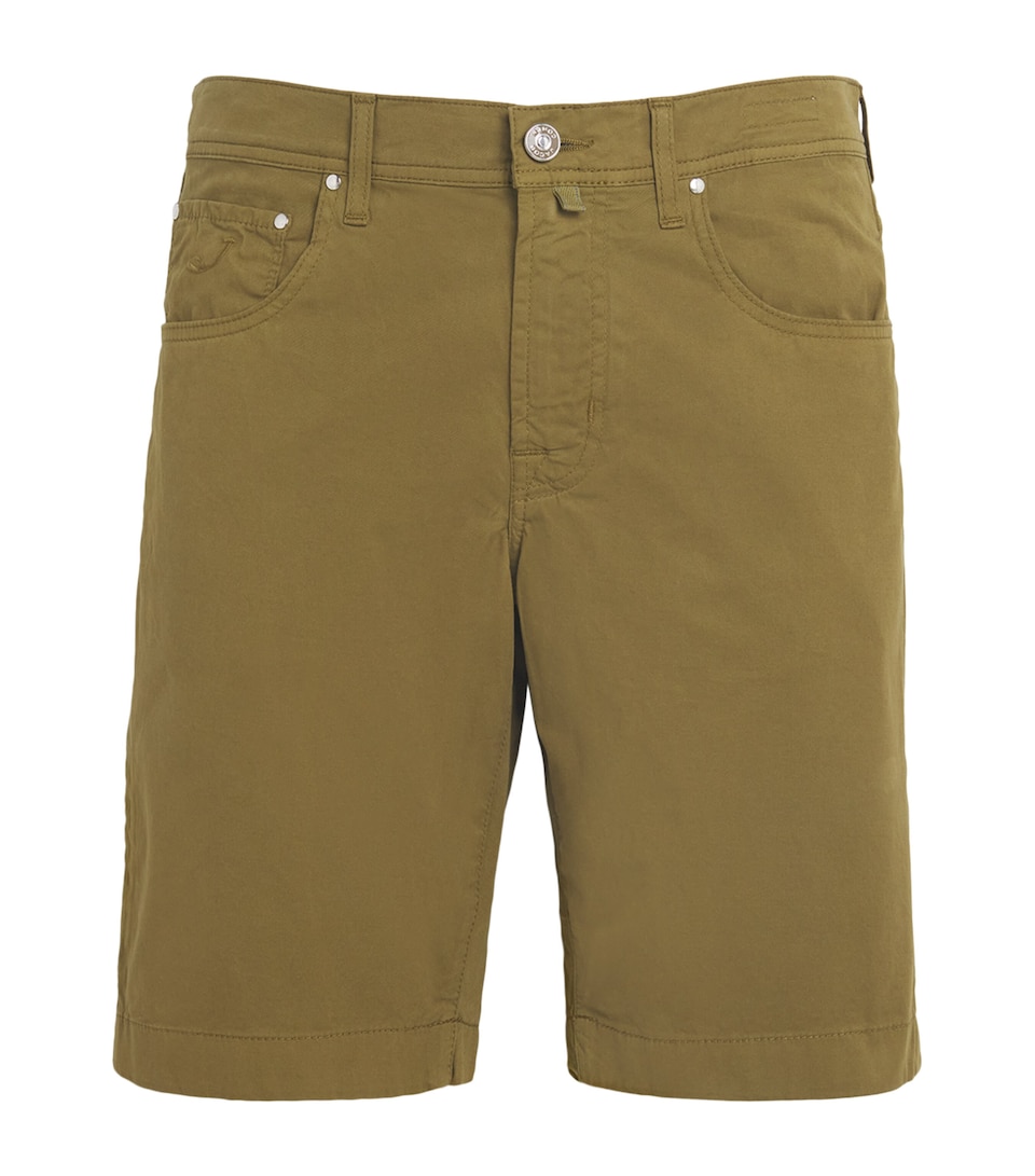 Stretch Cotton Nicolas Bermuda Shorts
