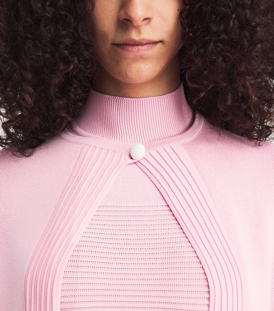 Edeline Lee Womens Knitted Sylvia Cardigan Pink Image 3