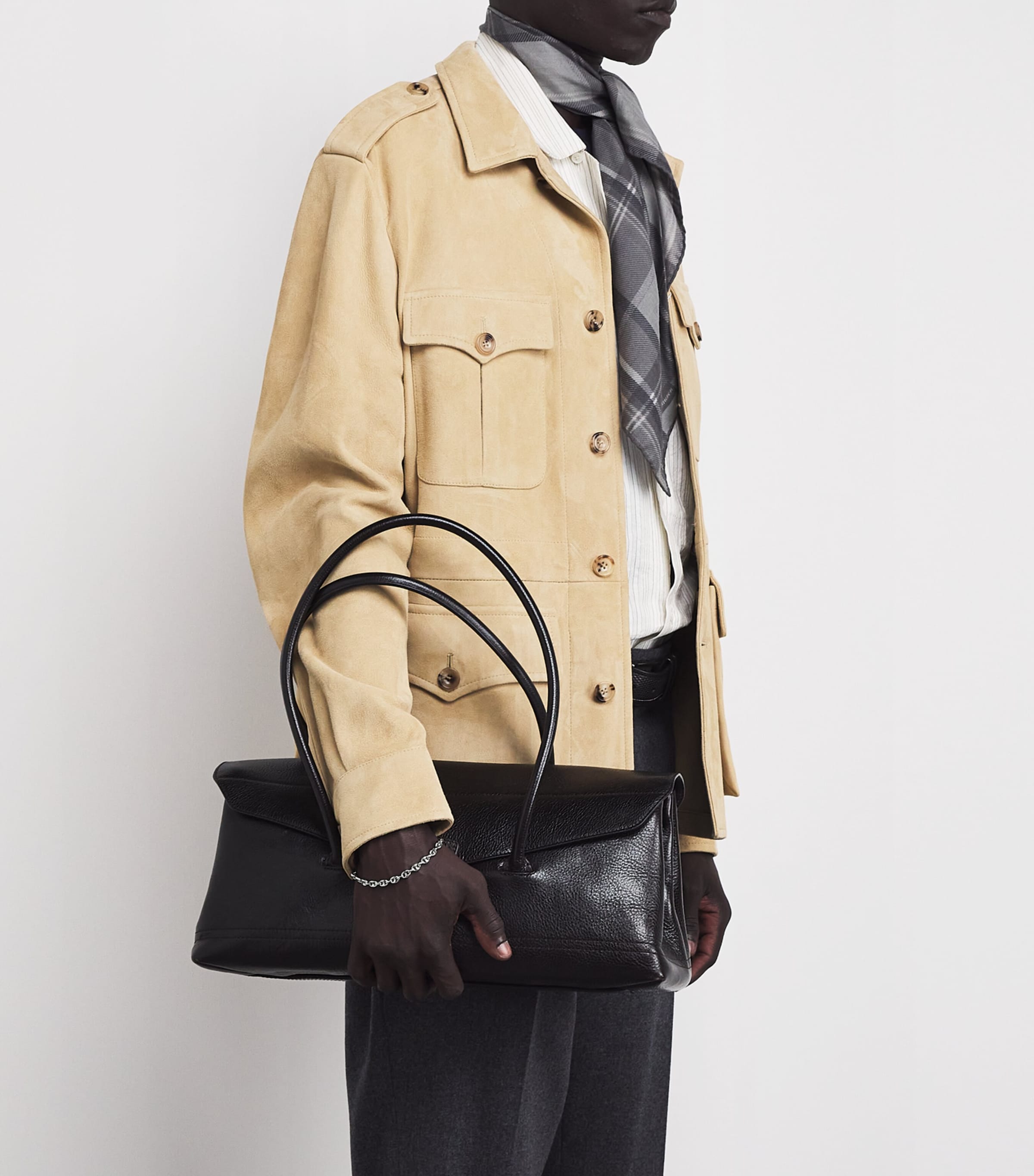 Sterling Silver Marine Link Chain Bracelet SILVER COLOUR Image 5