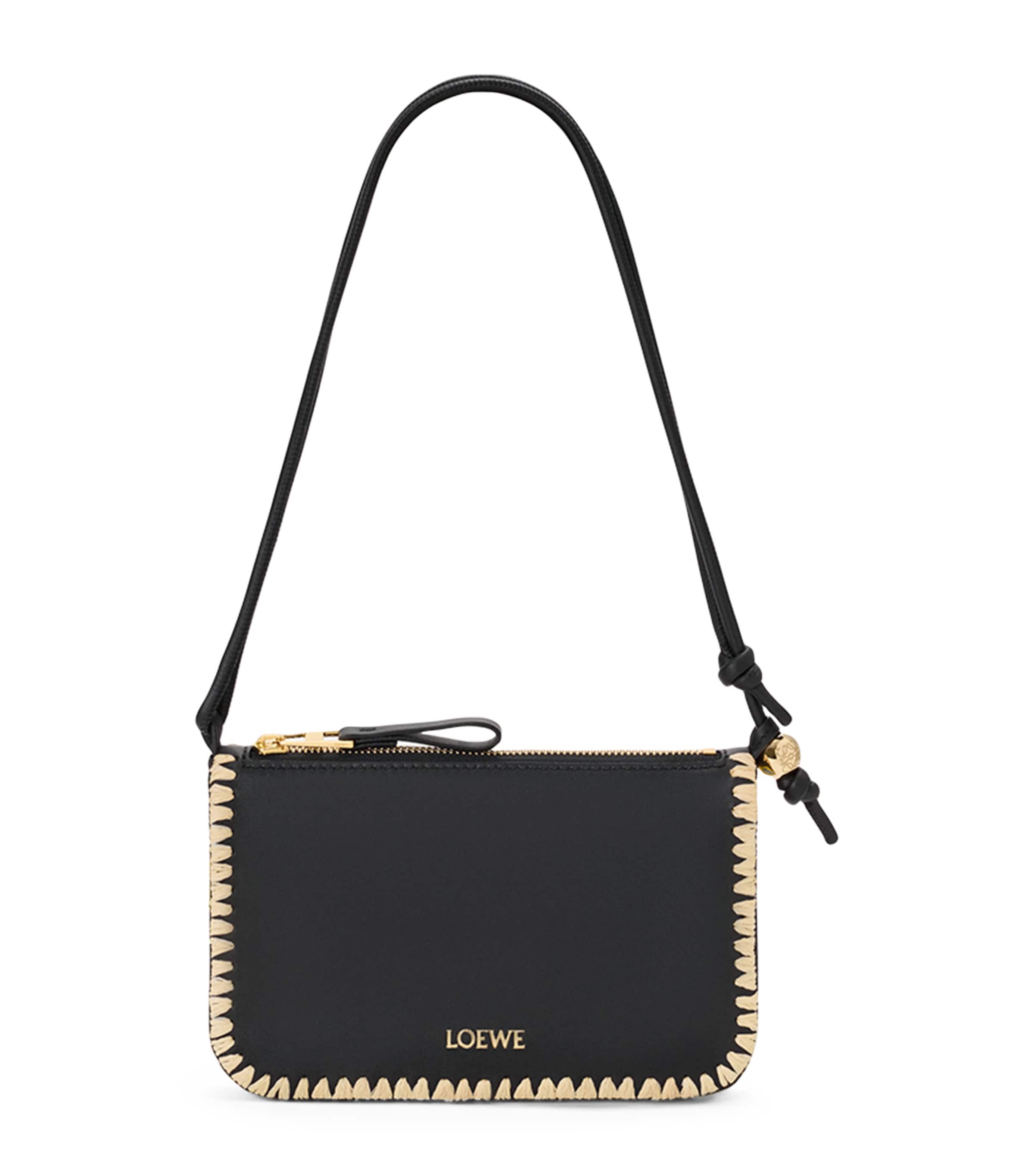 LOEWE x Paula's Ibiza Rio Shoulder Bag Black Image 1