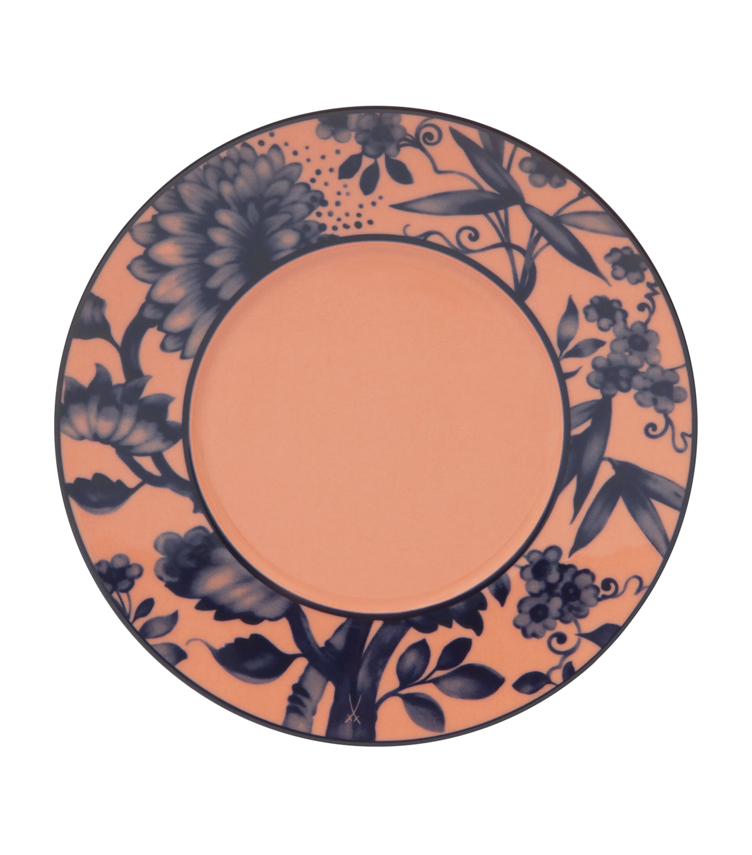 Meissen The Original Cappuccino Saucer In Orange