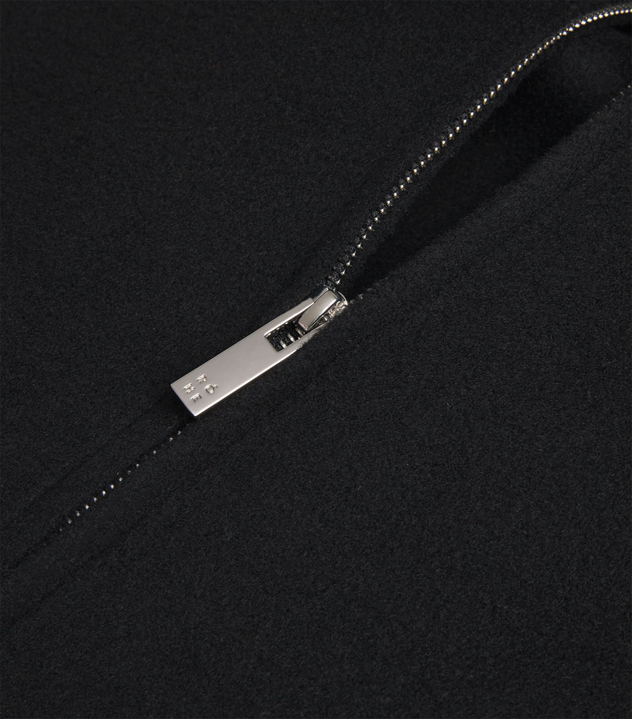 Wool Bomber Jacket 001 BLACK Image 5