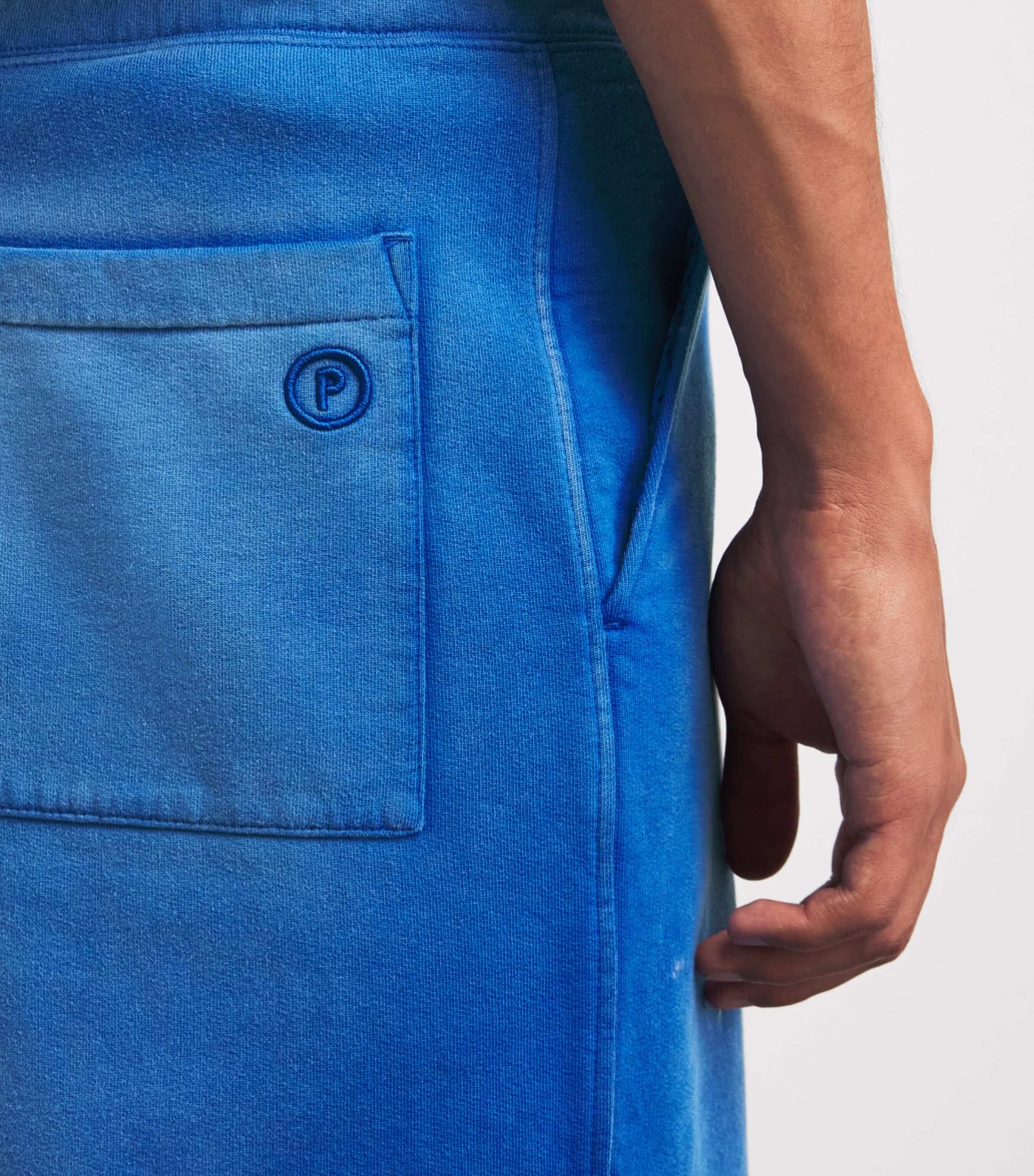 Picante Mens Organic Cotton Everyday Sweatpants Royal Blue Image 3