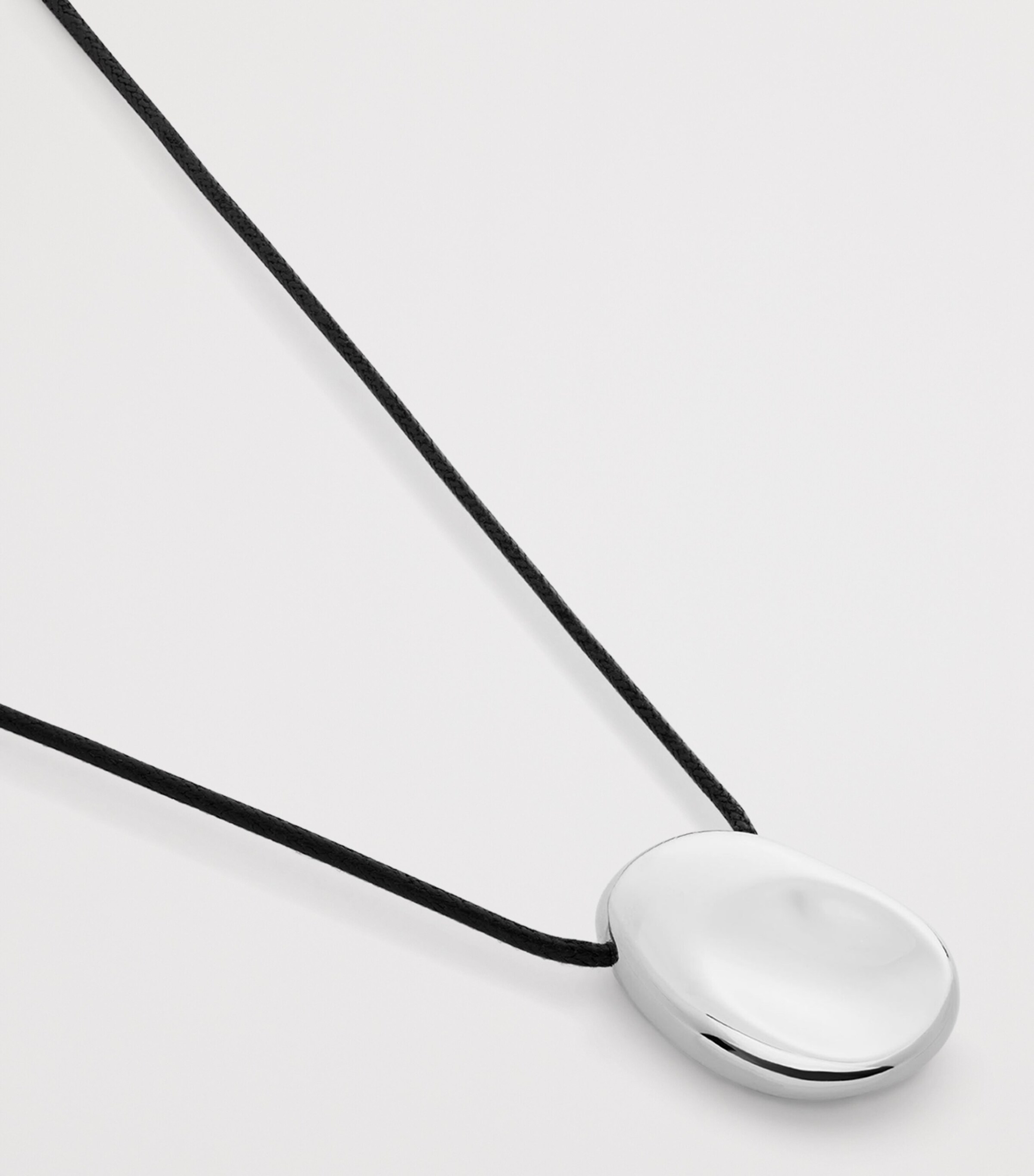 Monica Vinader Sterling Silver Aria Cord Necklace Sterling Silver Image 3