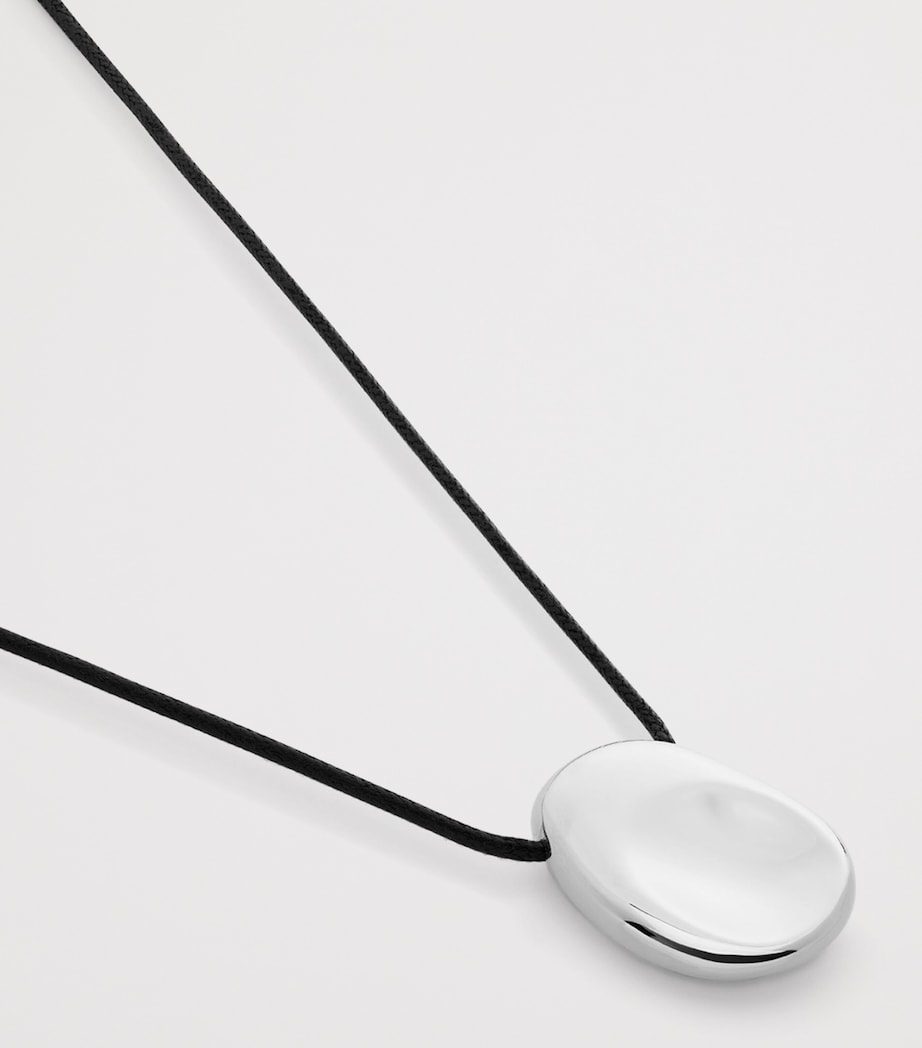 Monica Vinader Sterling Silver Aria Cord Necklace Sterling Silver Image 3