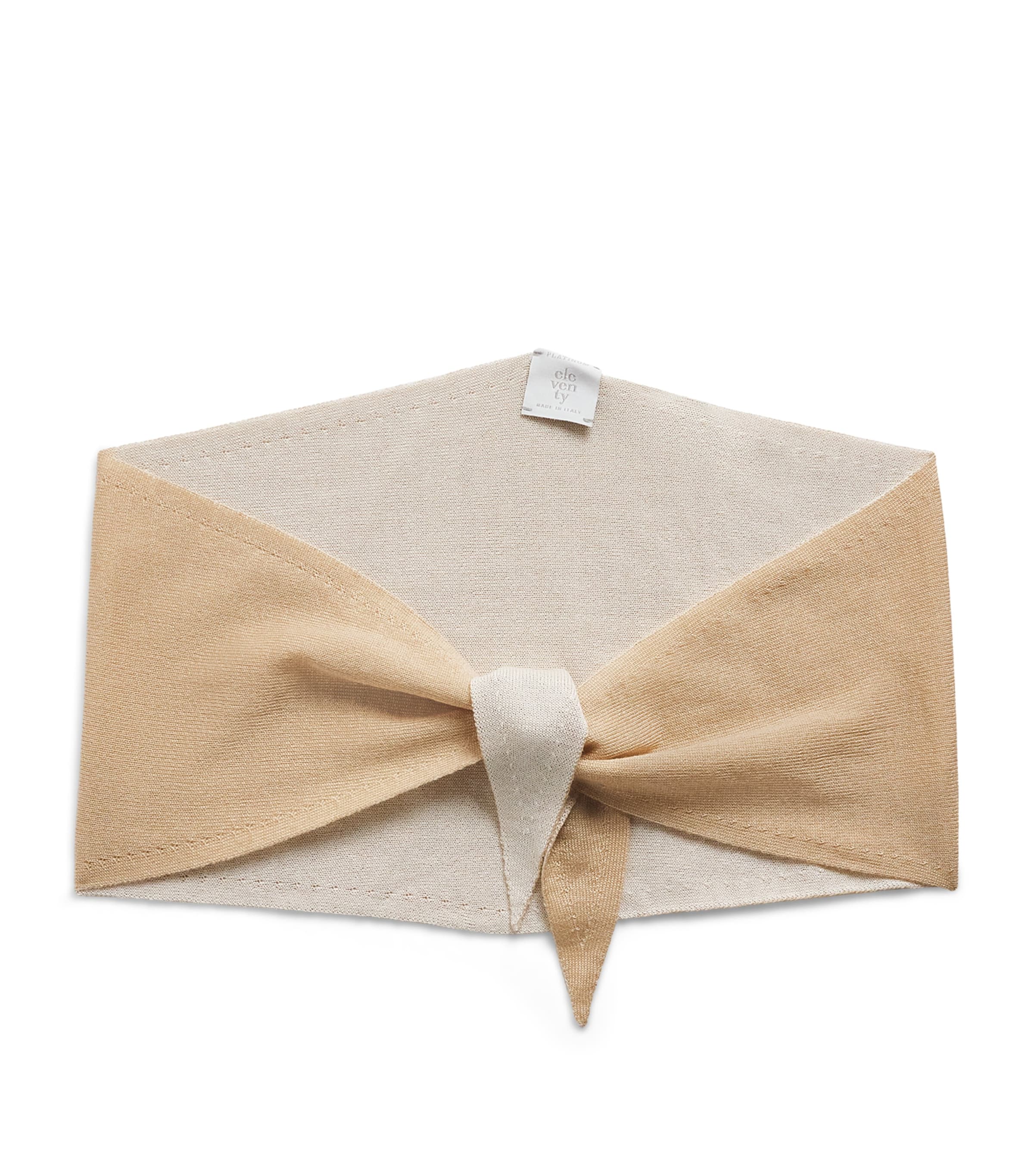 Eleventy Cashmere-silk Scarf In Brown