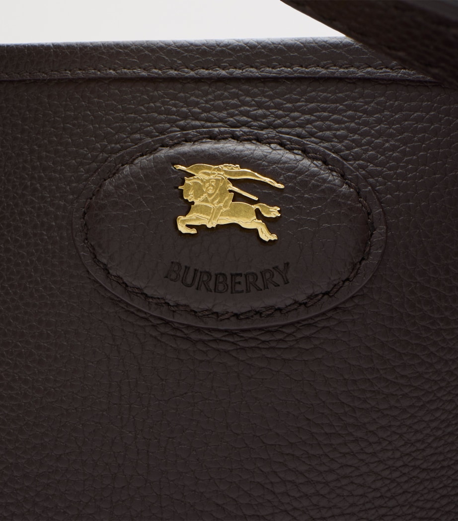 Medium Leather Reversible Bloomsbury Tote PEATSAND Image 5