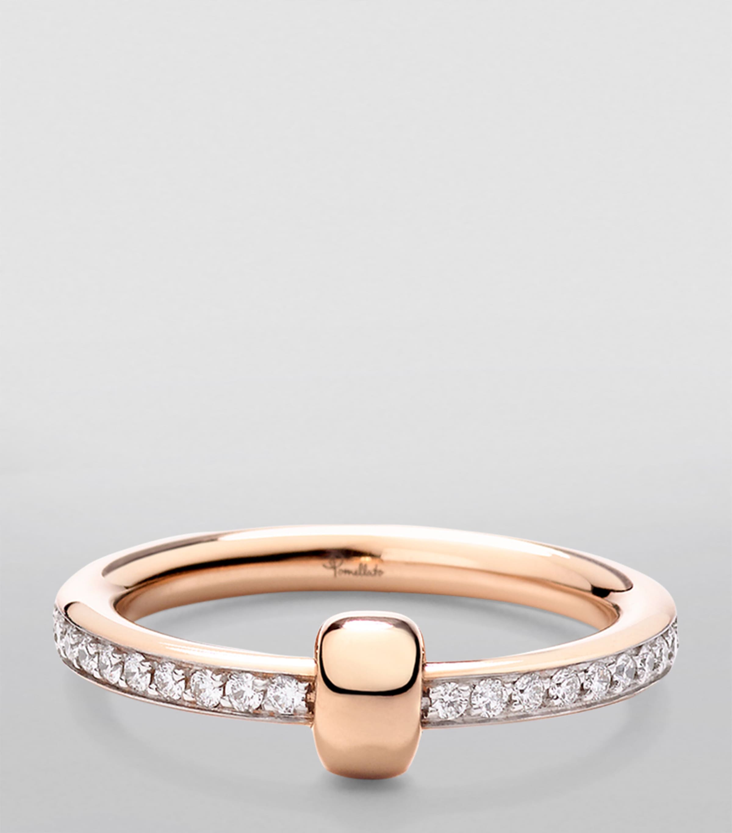 Rose Gold and Diamond Pomellato Together Ring DB000 Image 3