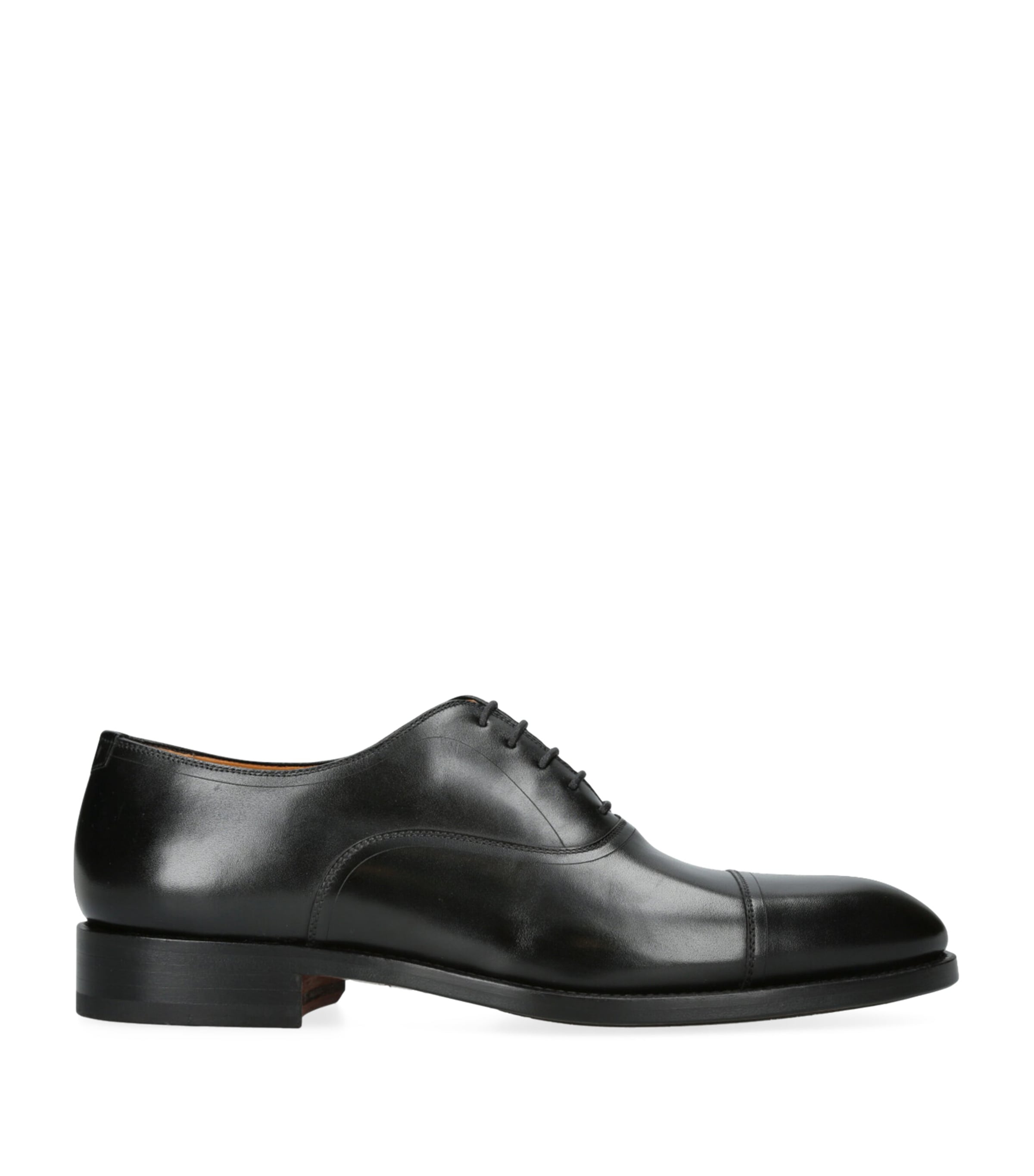 Magnanni Flex Leather Oxford Shoes In Black