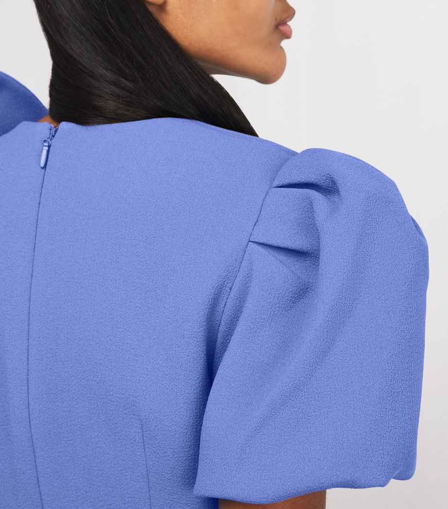 Bow-Detail Violette Midi Dress PERIWINKLE BLUE Image 4