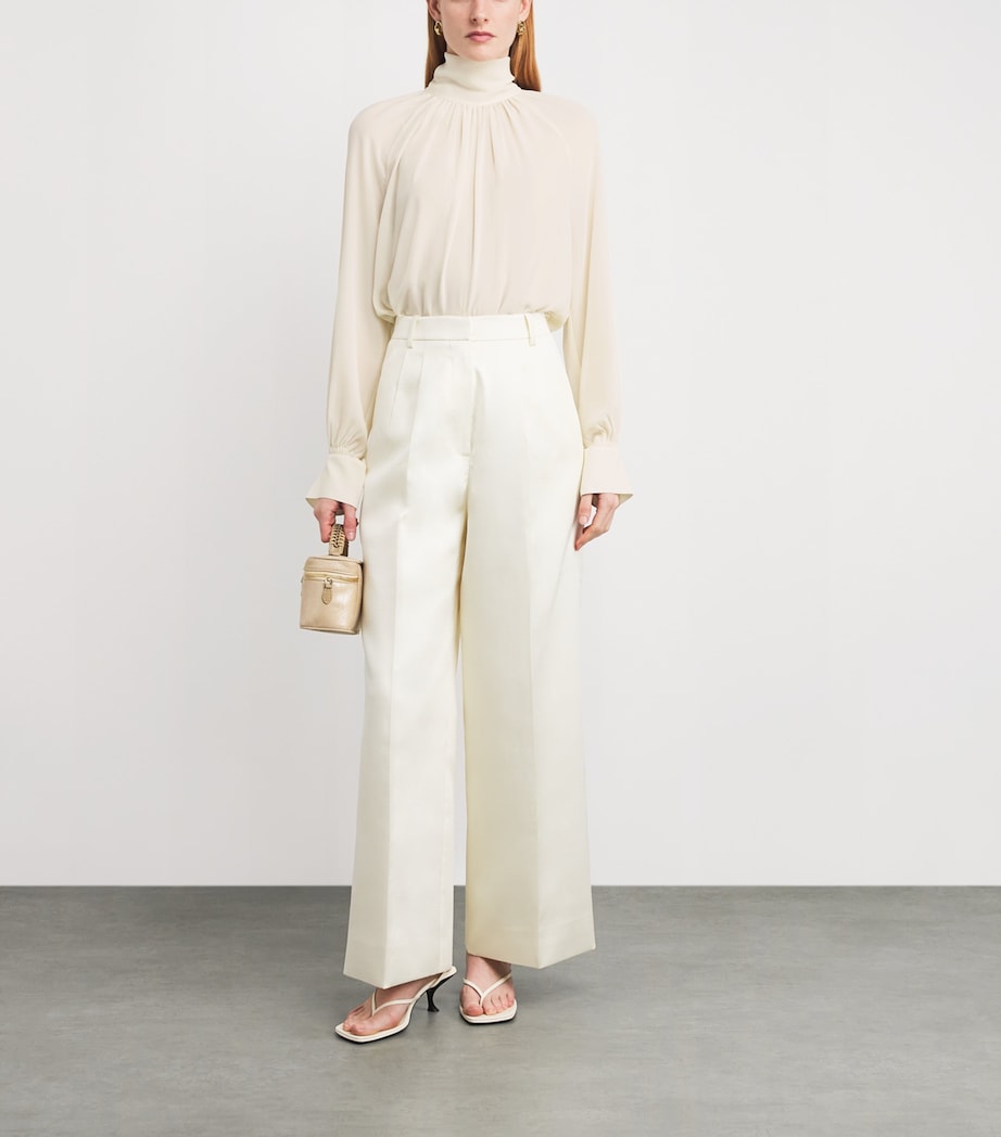 Crepe Gathered Blouse 128CRE Image 2