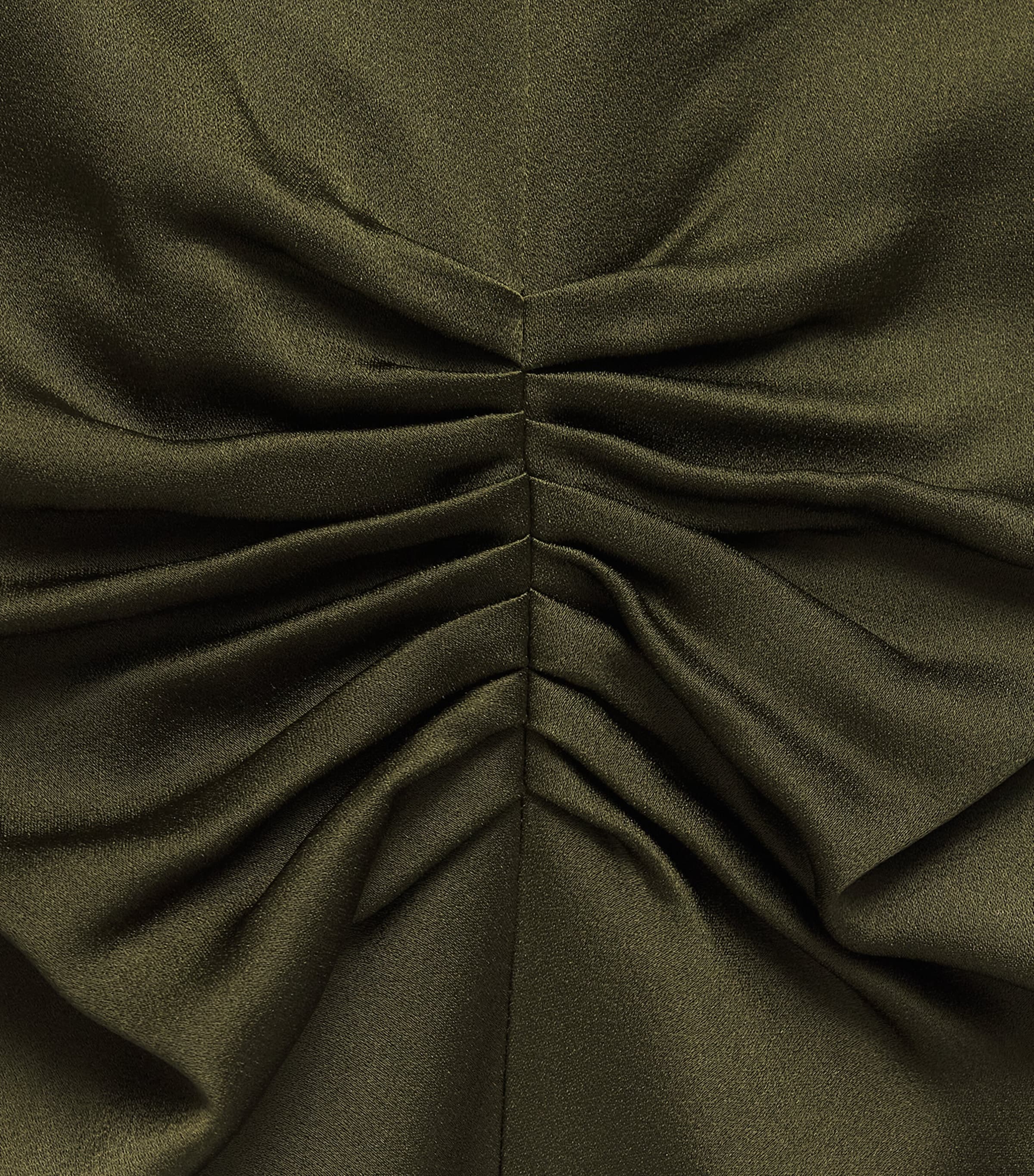 Victoria Beckham Womens Satin Isabella Gown Green Image 6