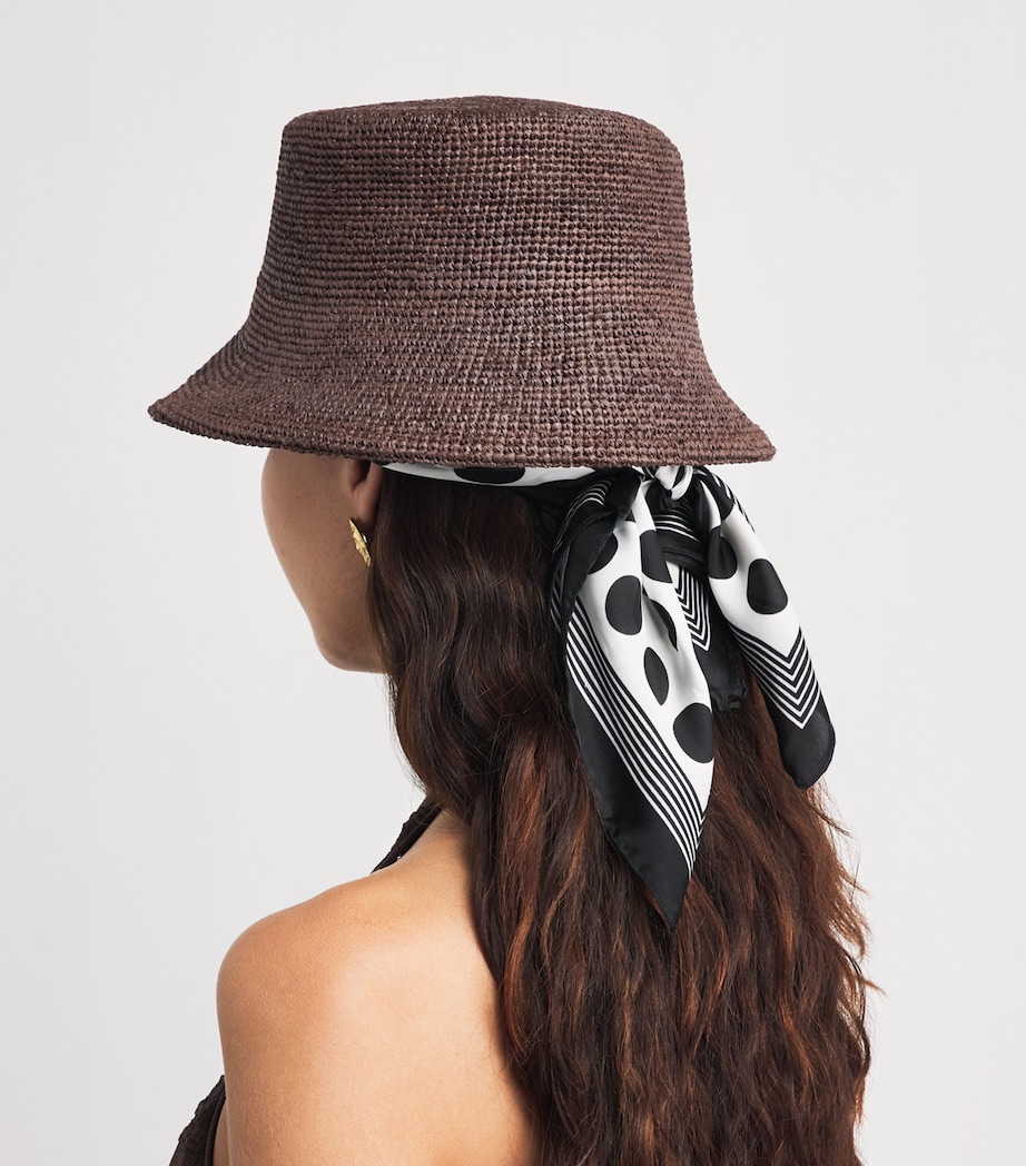 Lack Of Color Raffia Inca Bucket Hat Coco Image 2