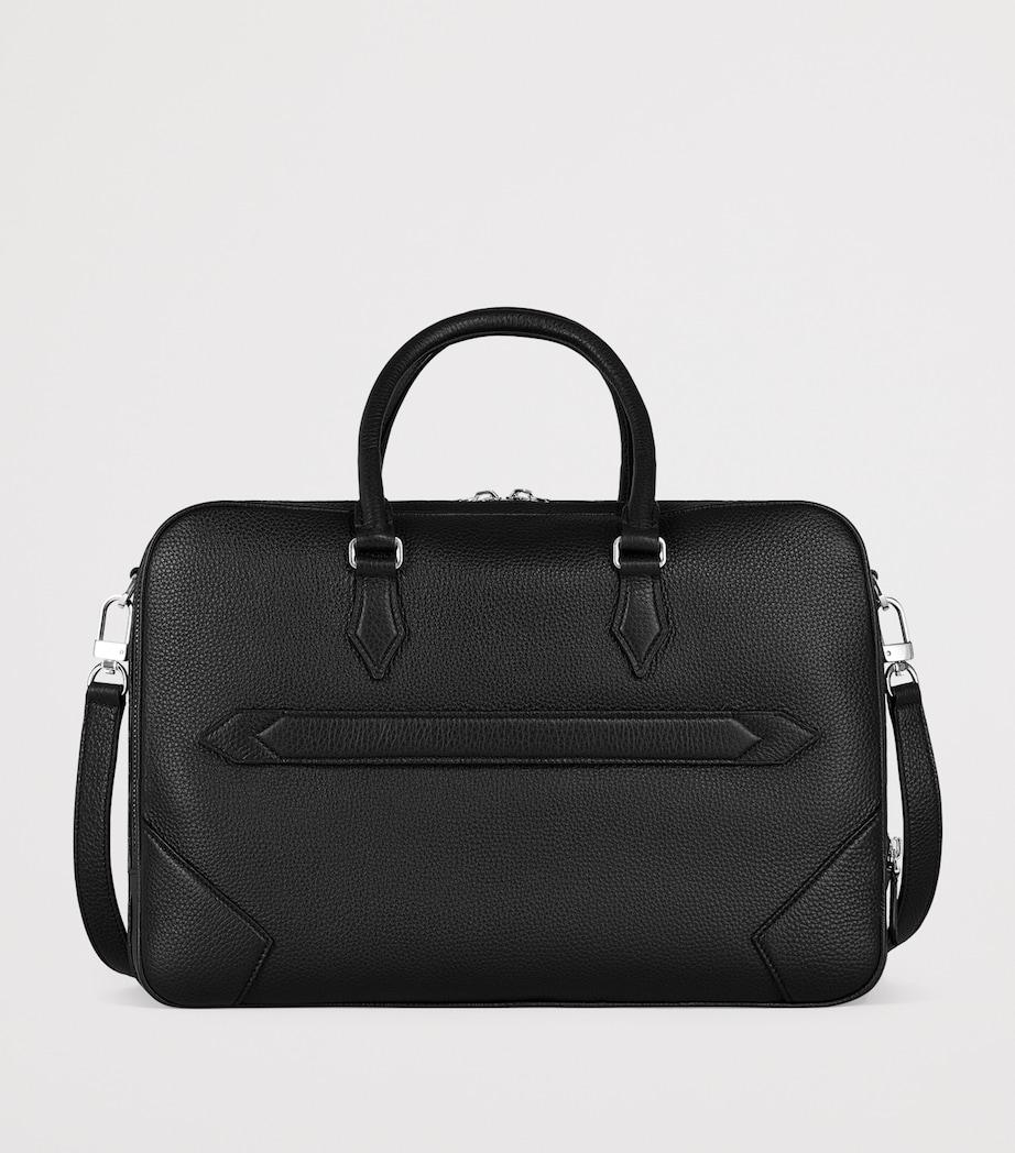 Montblanc Large Grained Leather Document Case Black Image 2