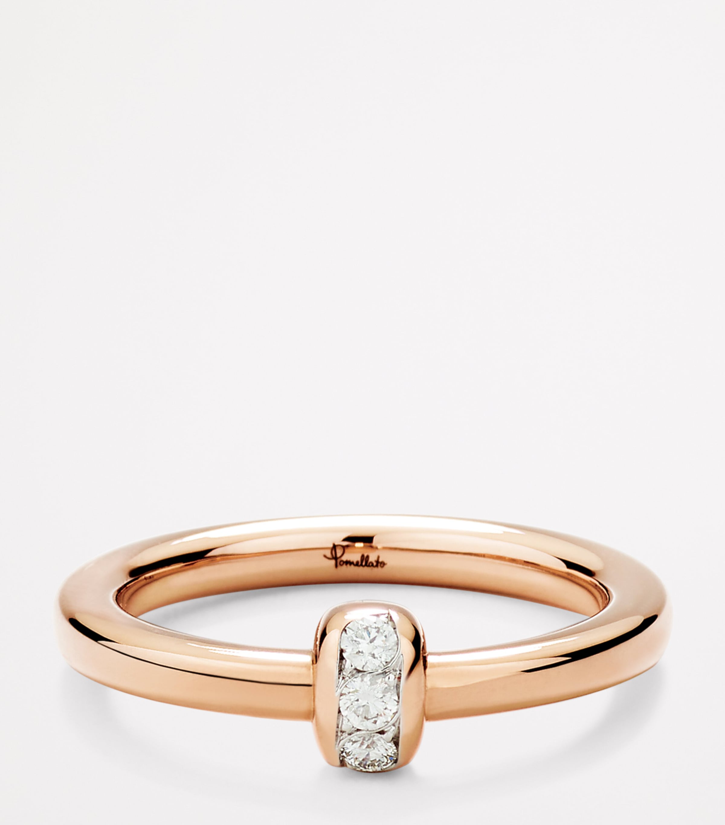 Rose Gold and Diamond Pomellato Together Ring DB000 Image 3