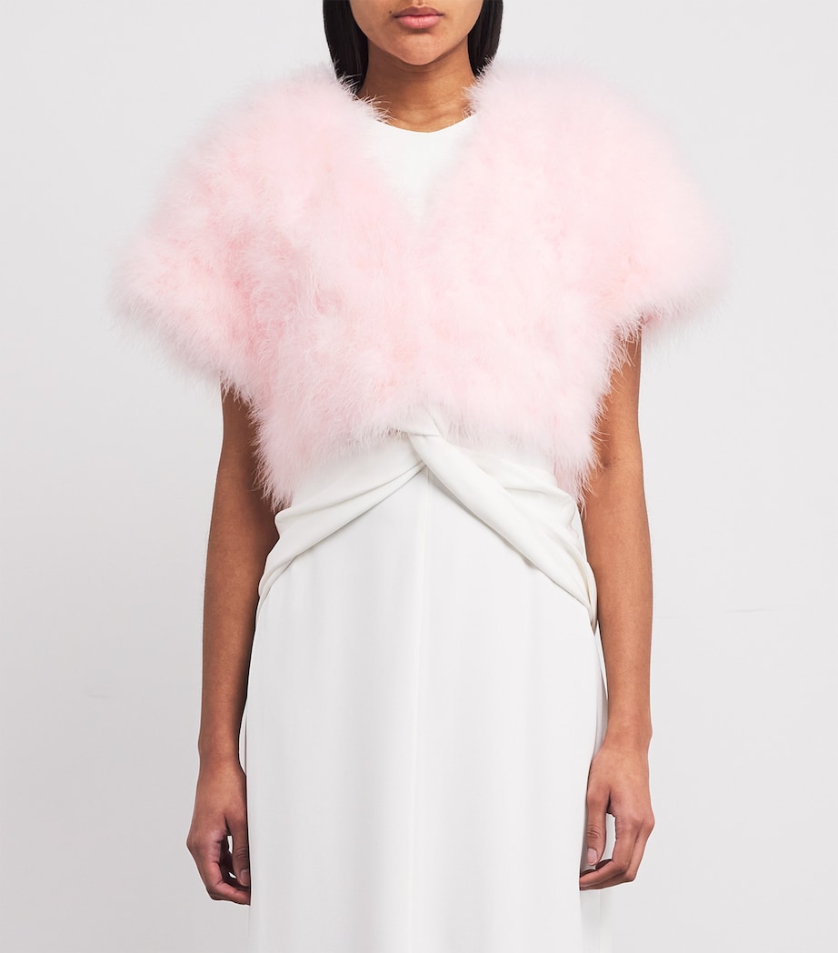 Feather Bolero Jacket A5046 Image 3