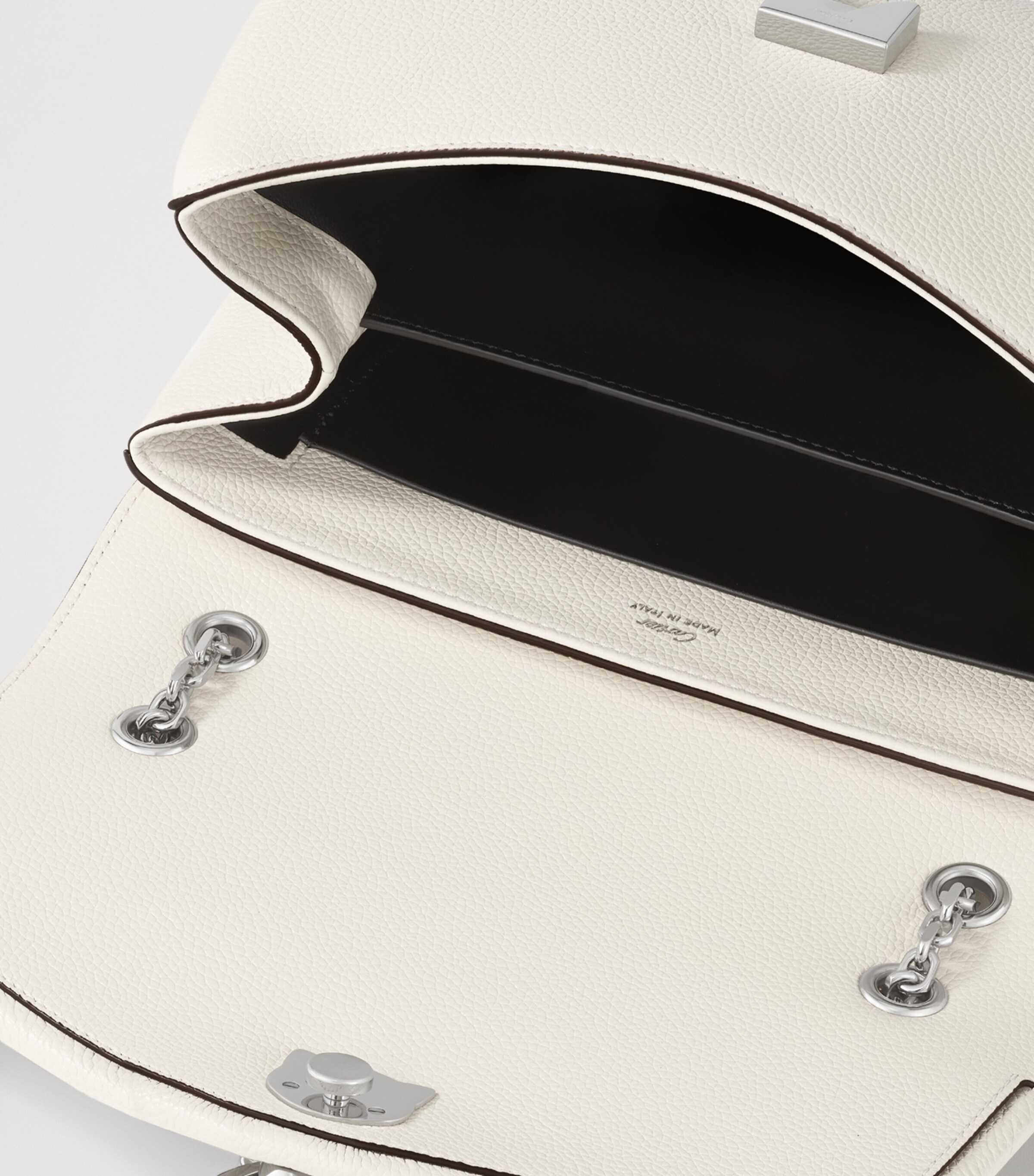 Small Panthère Graphique de Cartier Chain Bag SALT WHITE Image 8