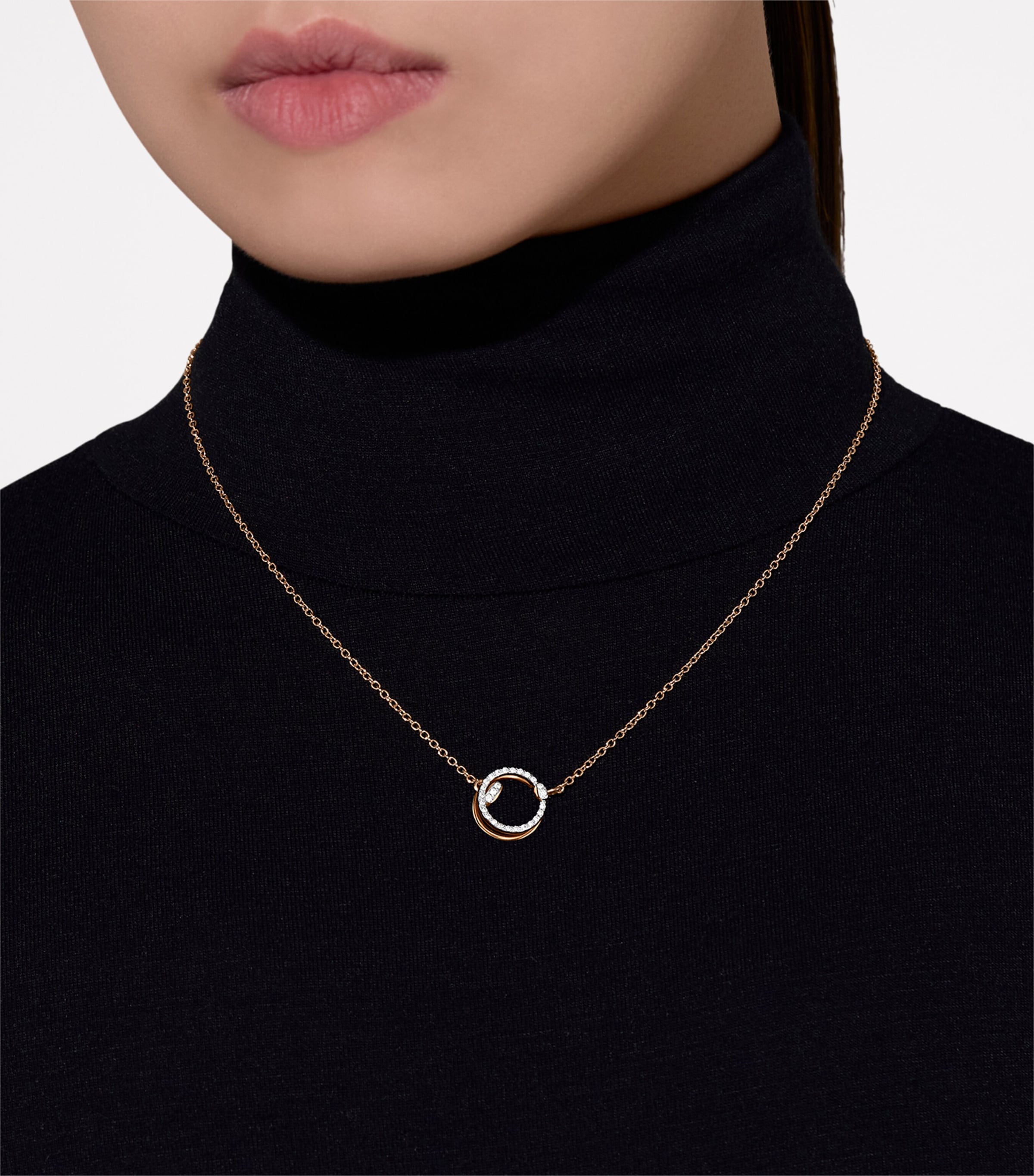 Rose Gold and Diamond Pomellato Together Bracelet DB000 Image 3