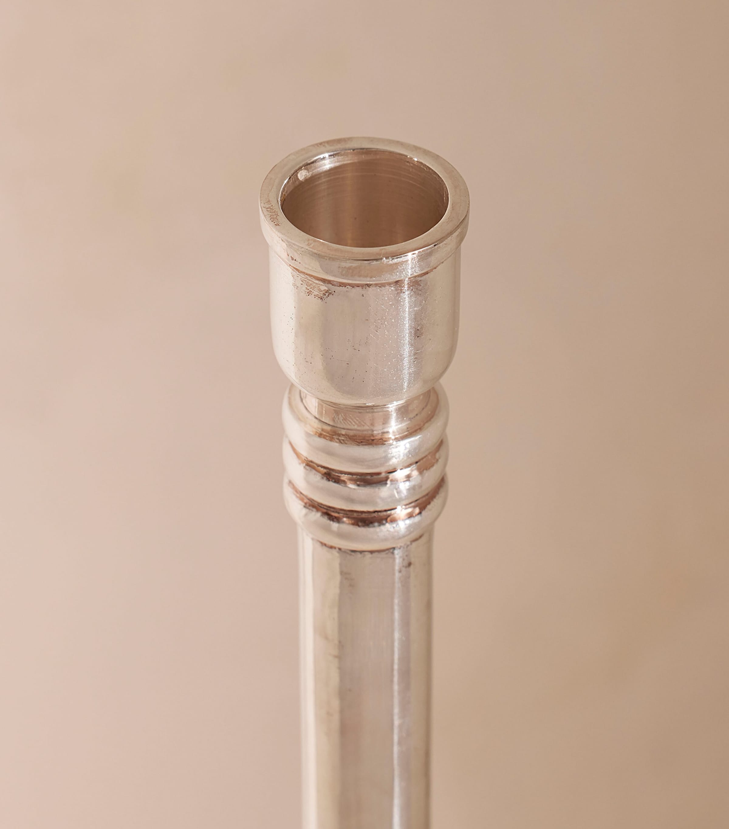 Large Silver-Plated Stiden Candlestick (44cm) NO COLOUR Image 5