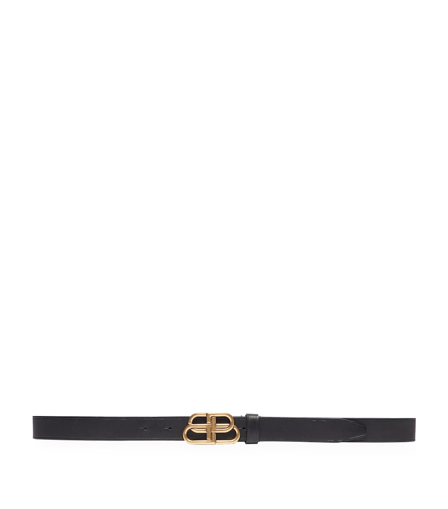 Leather BB Logo Belt 1000 Image 1