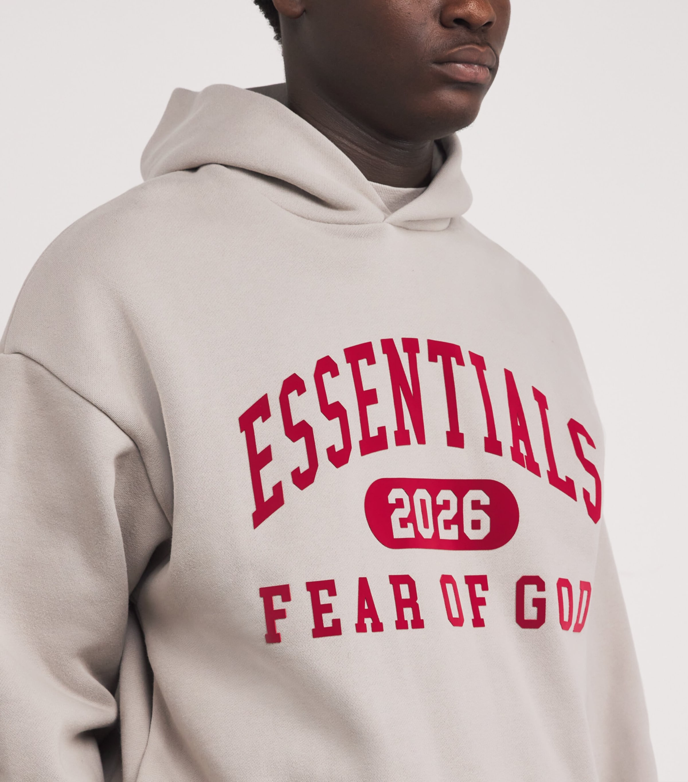 Varsity Logo Hoodie SMOKE GREY Image 6