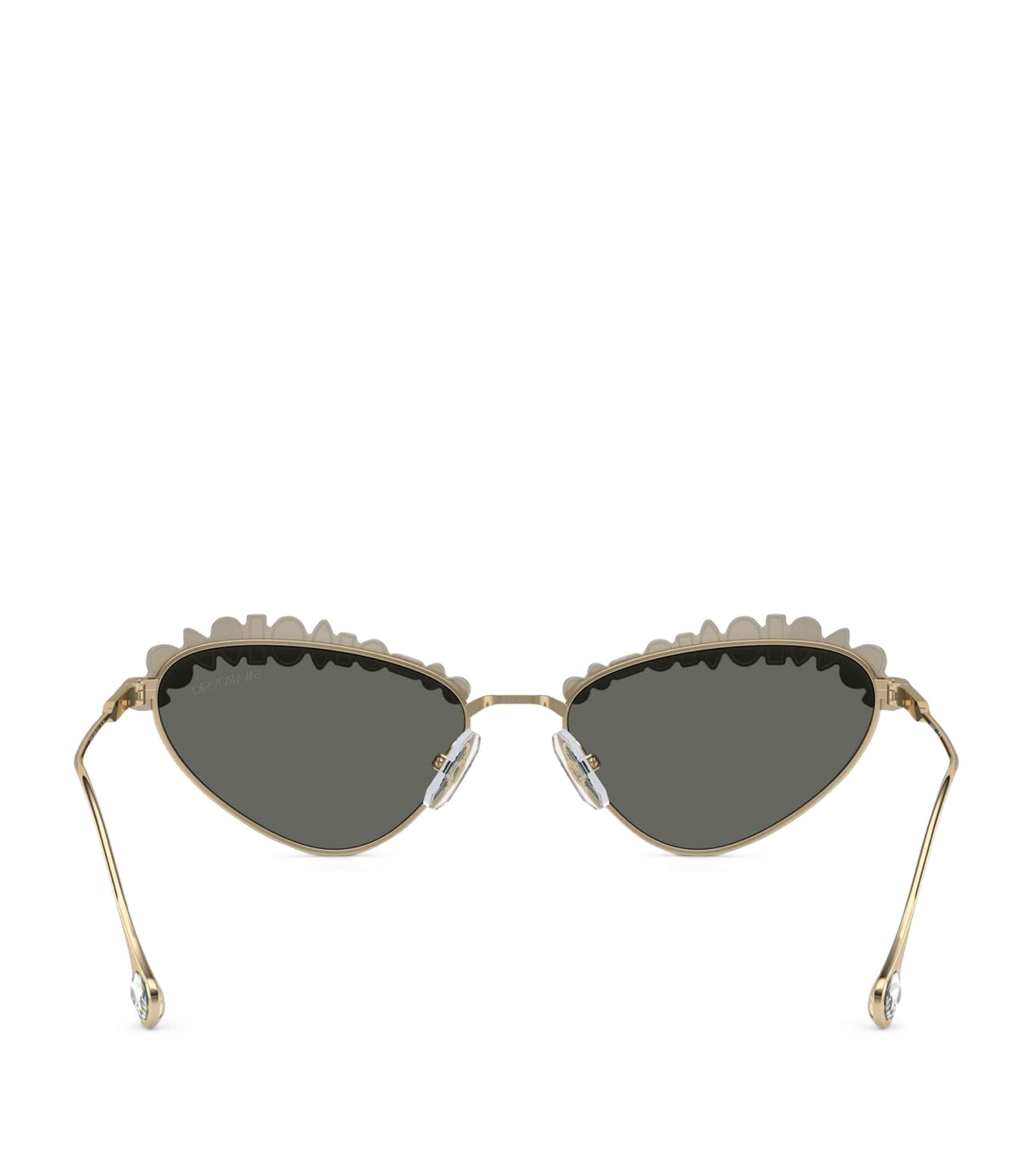 Crystal-Embellished Cat-Eye Sunglasses 40137P Image 4