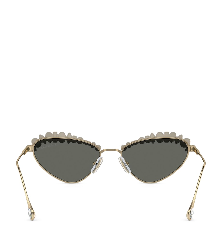 Crystal-Embellished Cat-Eye Sunglasses 40137P Image 4