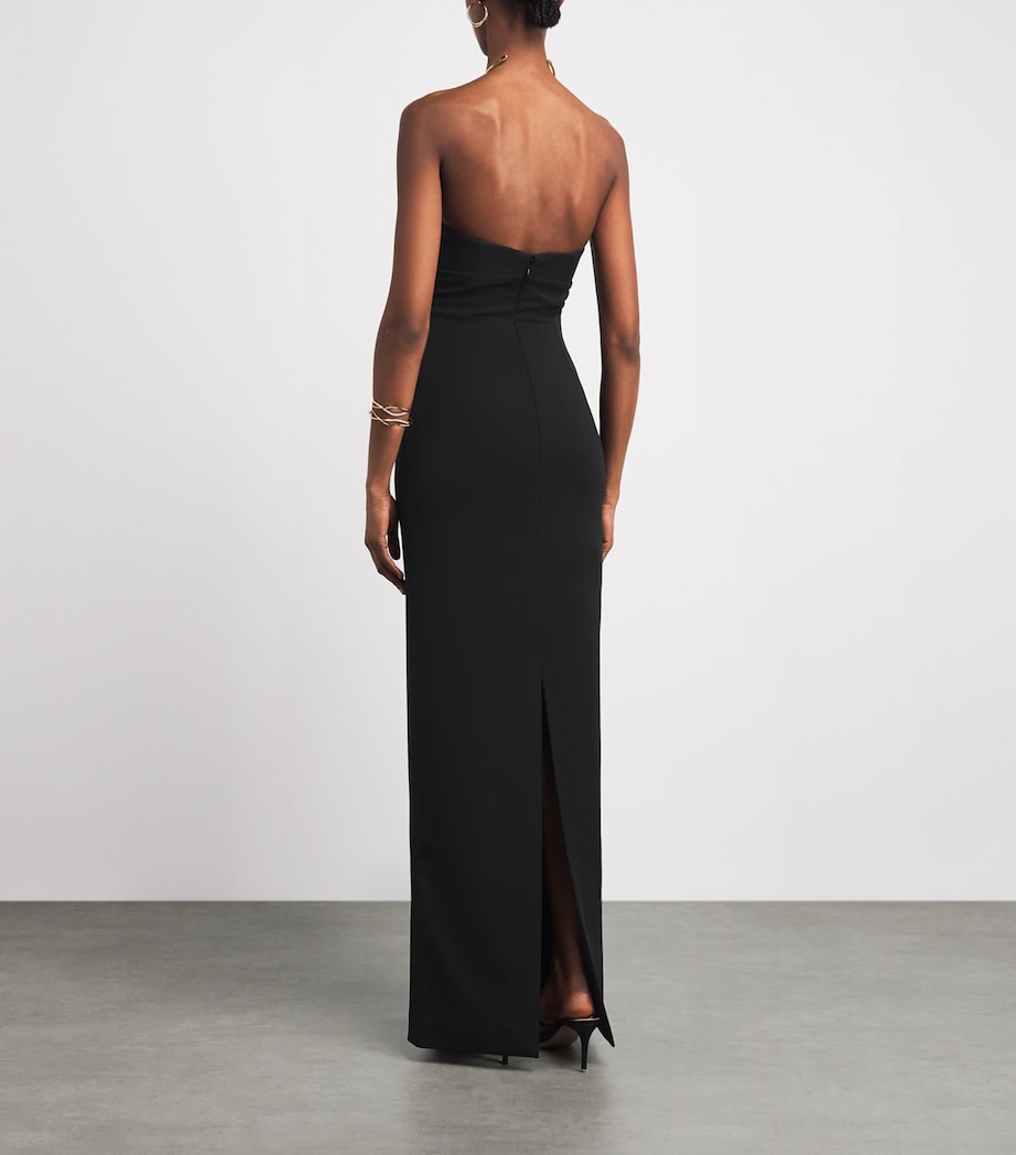 Solace London Womens Crepe Keaton Maxi Dress Black Image 4