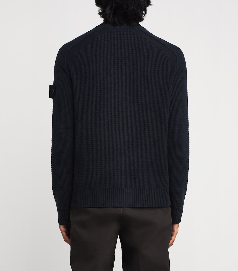 GHOST PIECE Virgin Wool Cardigan V0020 Image 4