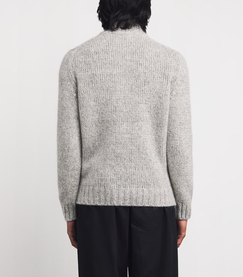 Wool-Silk Zip-Up Sweater 150GR Image 4