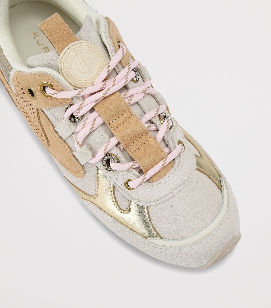 Kurt Geiger London Suede Kurt Runner Sneakers White/comb Image 2