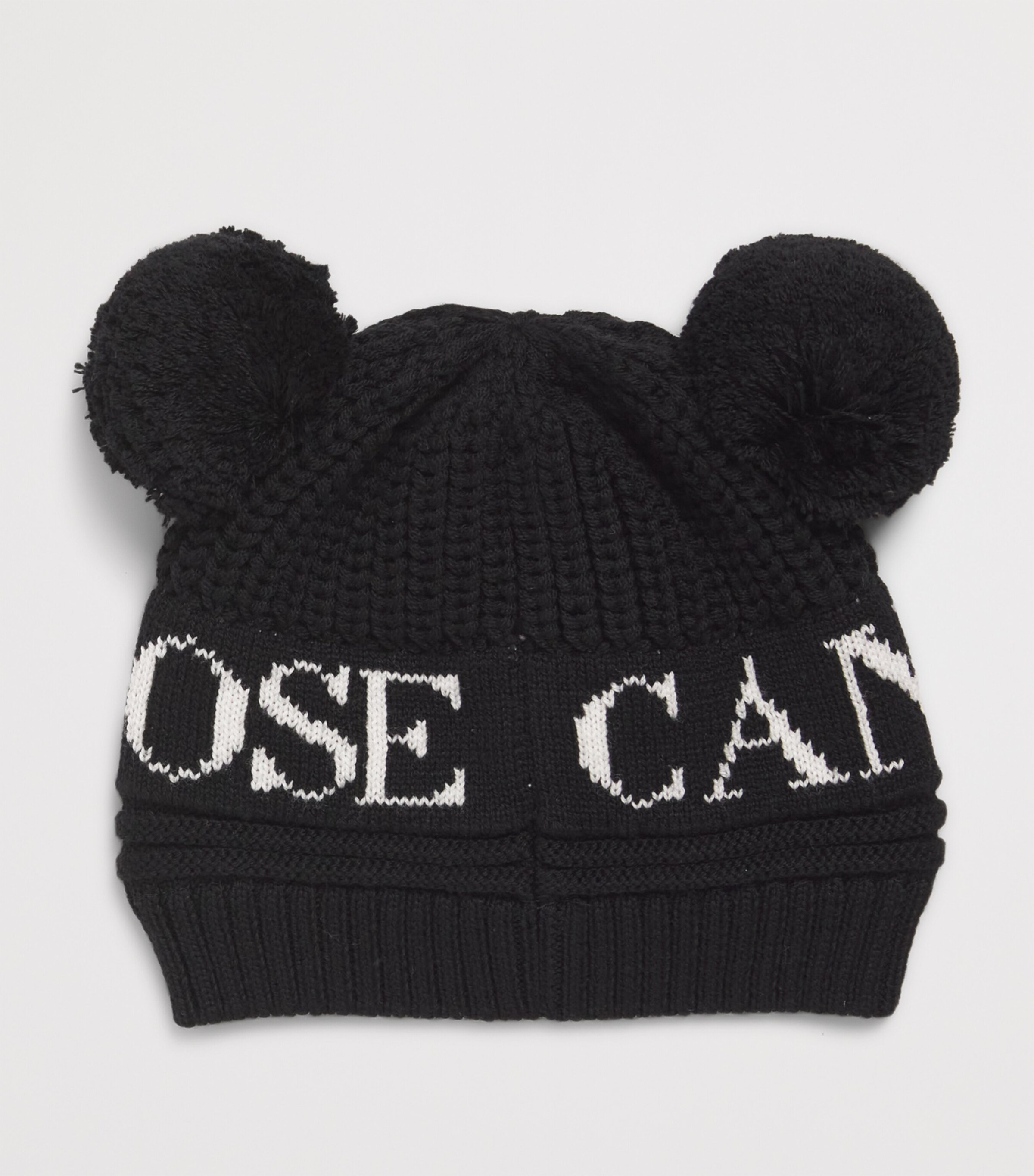 Canada Goose Kids Merino Wool Pom-Pom Beanie Noir Image 2