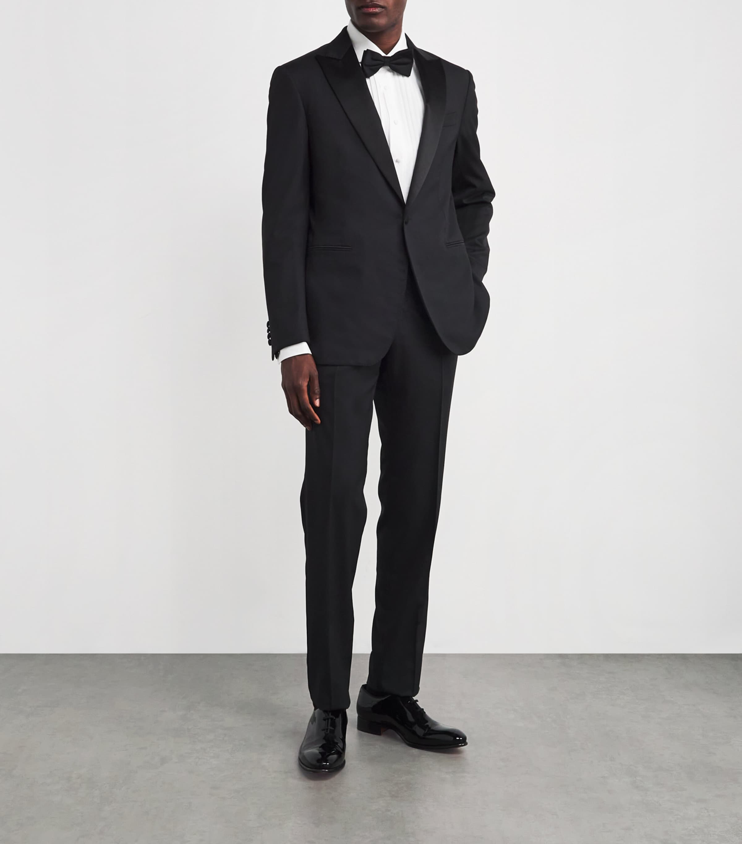Wool 2-Piece Tuxedo 20BLACK Image 2