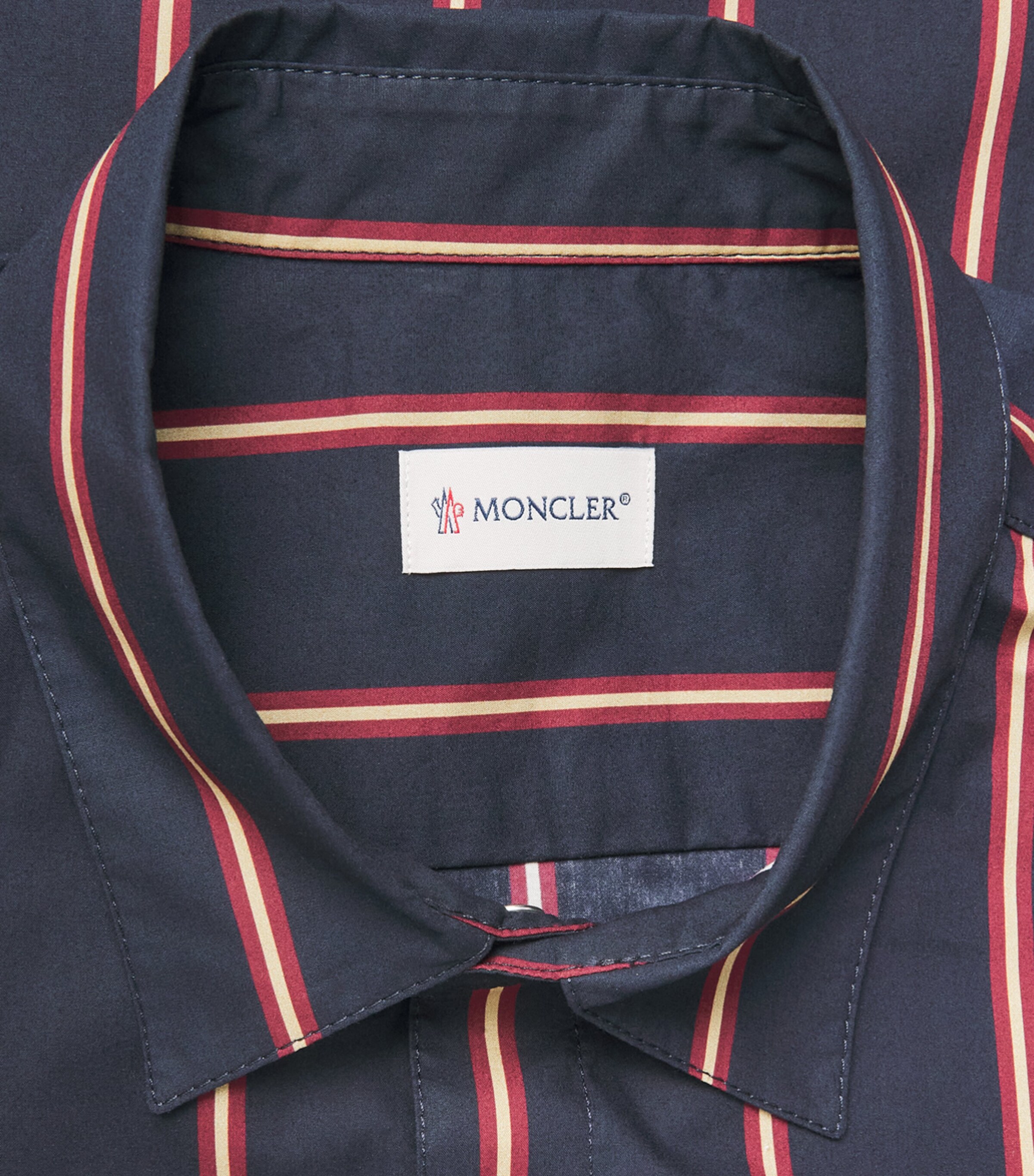 Moncler Mens Cotton Stripe Shirt Image 6