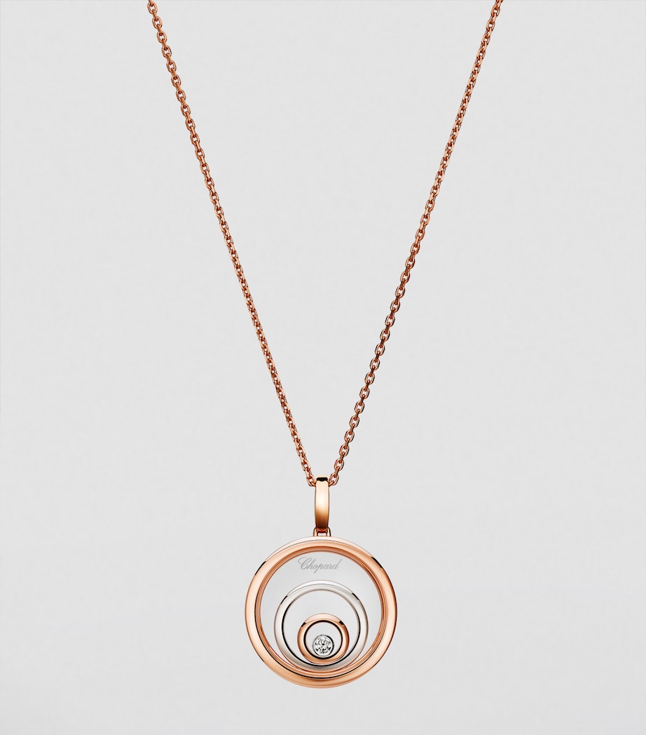 Rose Gold and Diamond Happy Spirit Necklace WHITE GOLD/ROSE GOLD Image 2
