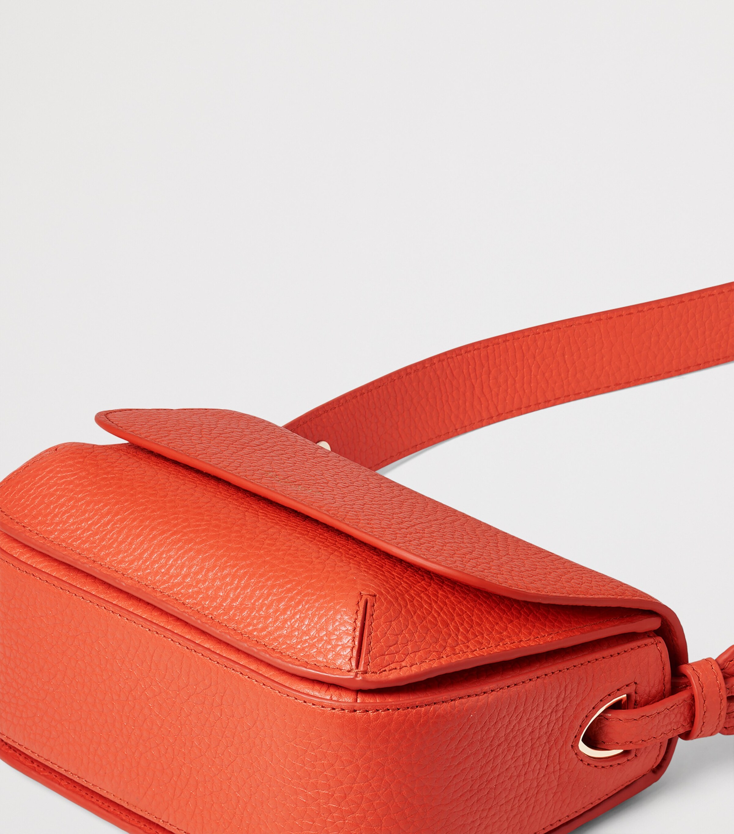 Leather Ella Cross-Body Bag CORAL Image 5