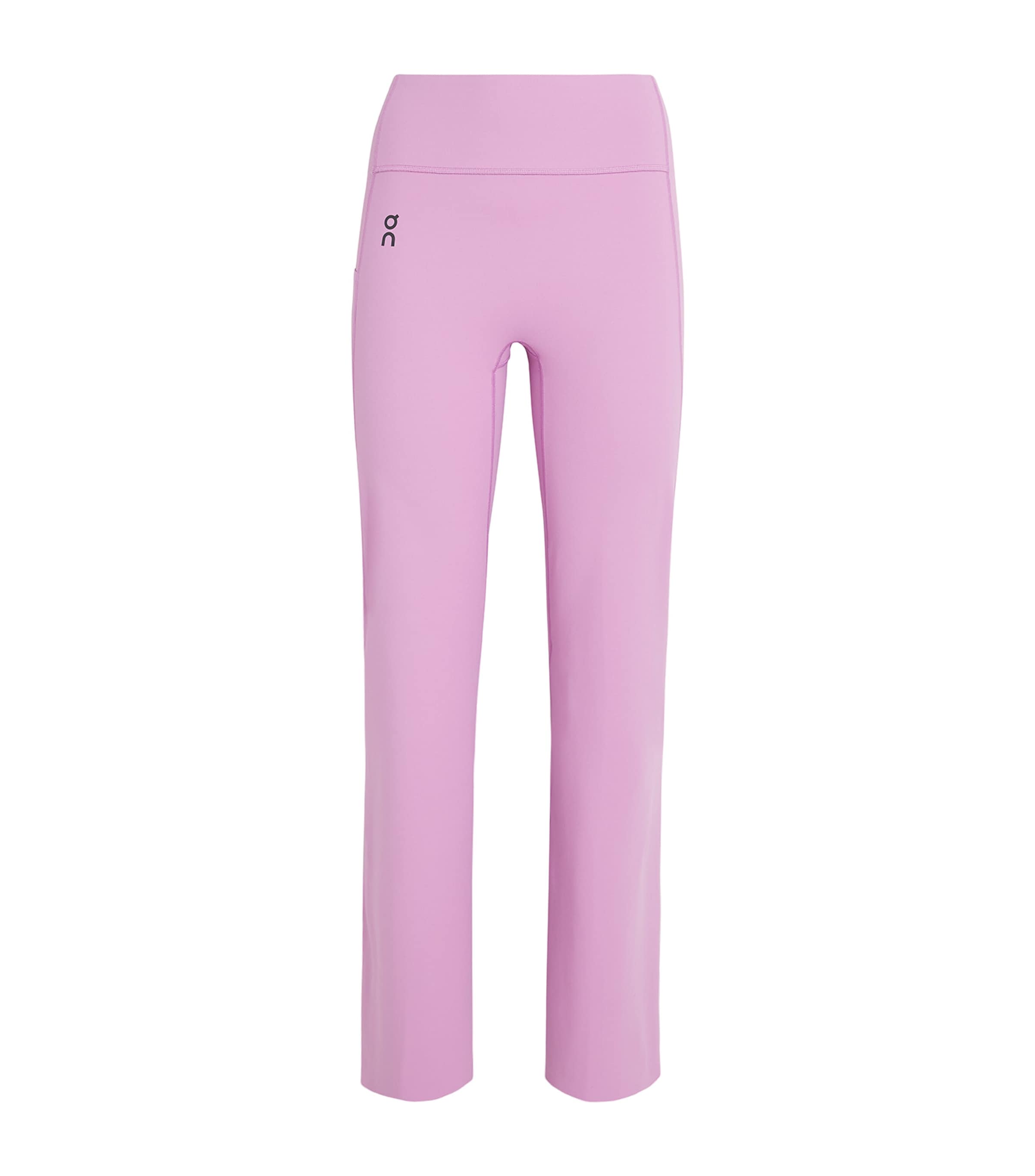 On Womens Studio Flared Leggings Pink Image 1