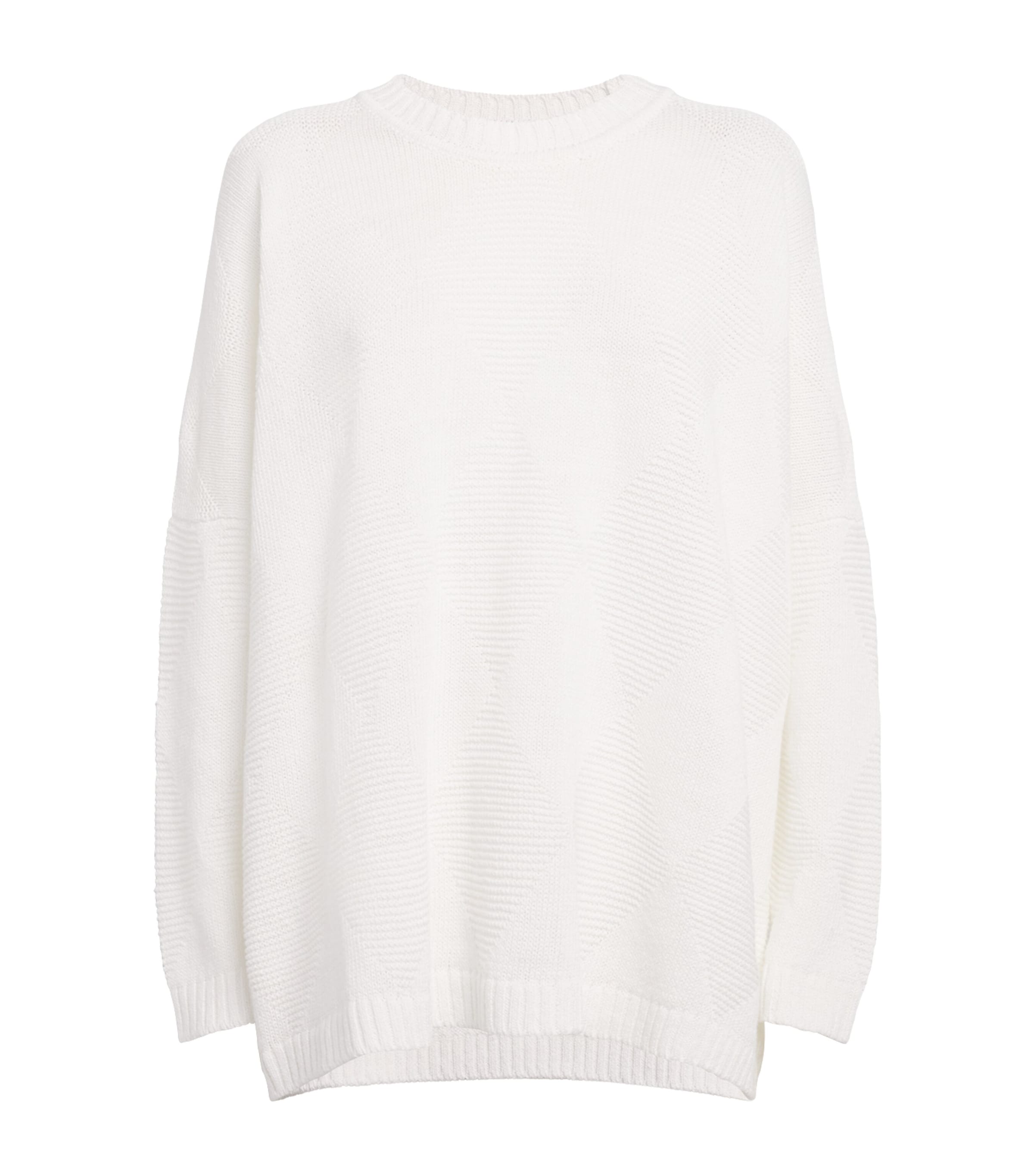 Eskandar Linen-cotton Argyle Sweater