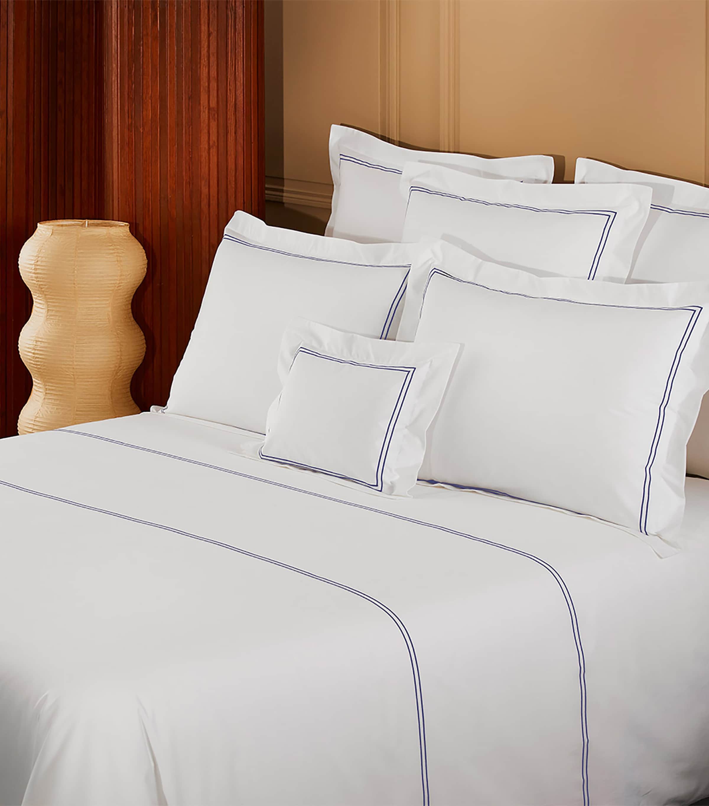 Yves Delorme Organic Cotton Duo Standard Oxford Pillowcase (50cm x 75cm) | Bedding | Bed Linens & Sets | Pillow Cases | Designers | Yves Delorme Yves Delorme Organic Cotton Duo Standard Oxford Pillowcase (50cm x 75cm) | Bedding | Bed Linens & Sets | Pillow Cases | Designers | Yves Delorme